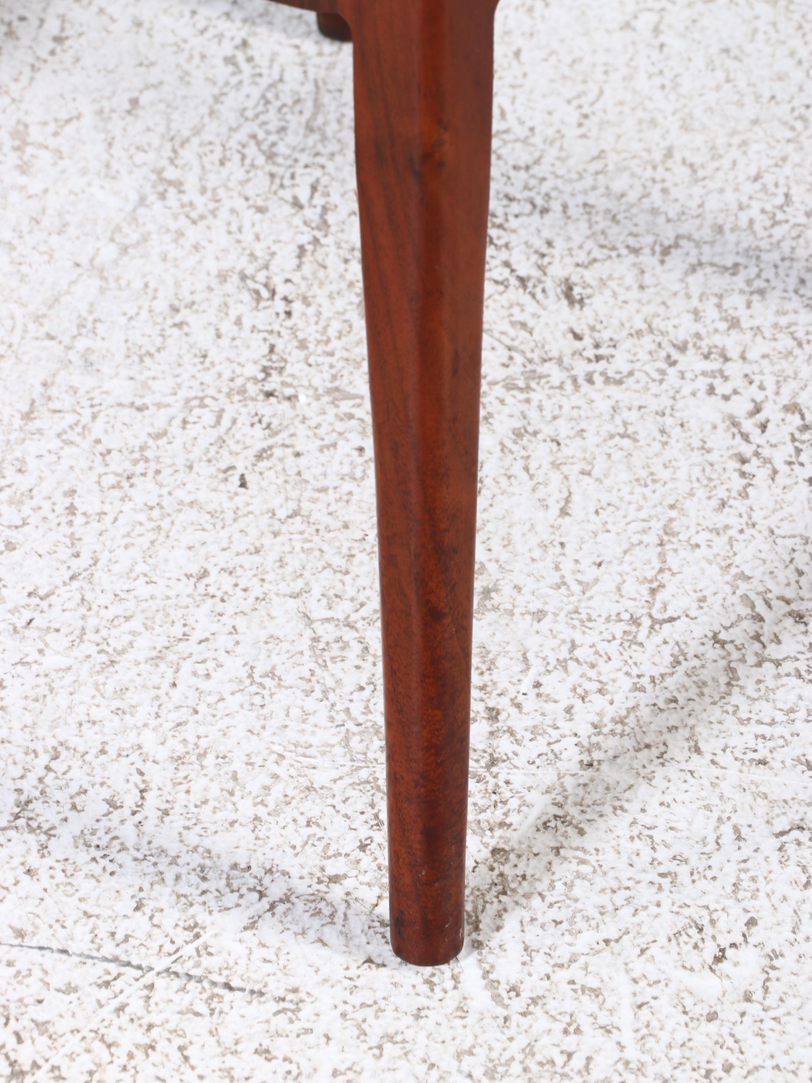 Four Kipp Stewart for Drexel "Declaration" Walnut and Rosewood Dining Chairs