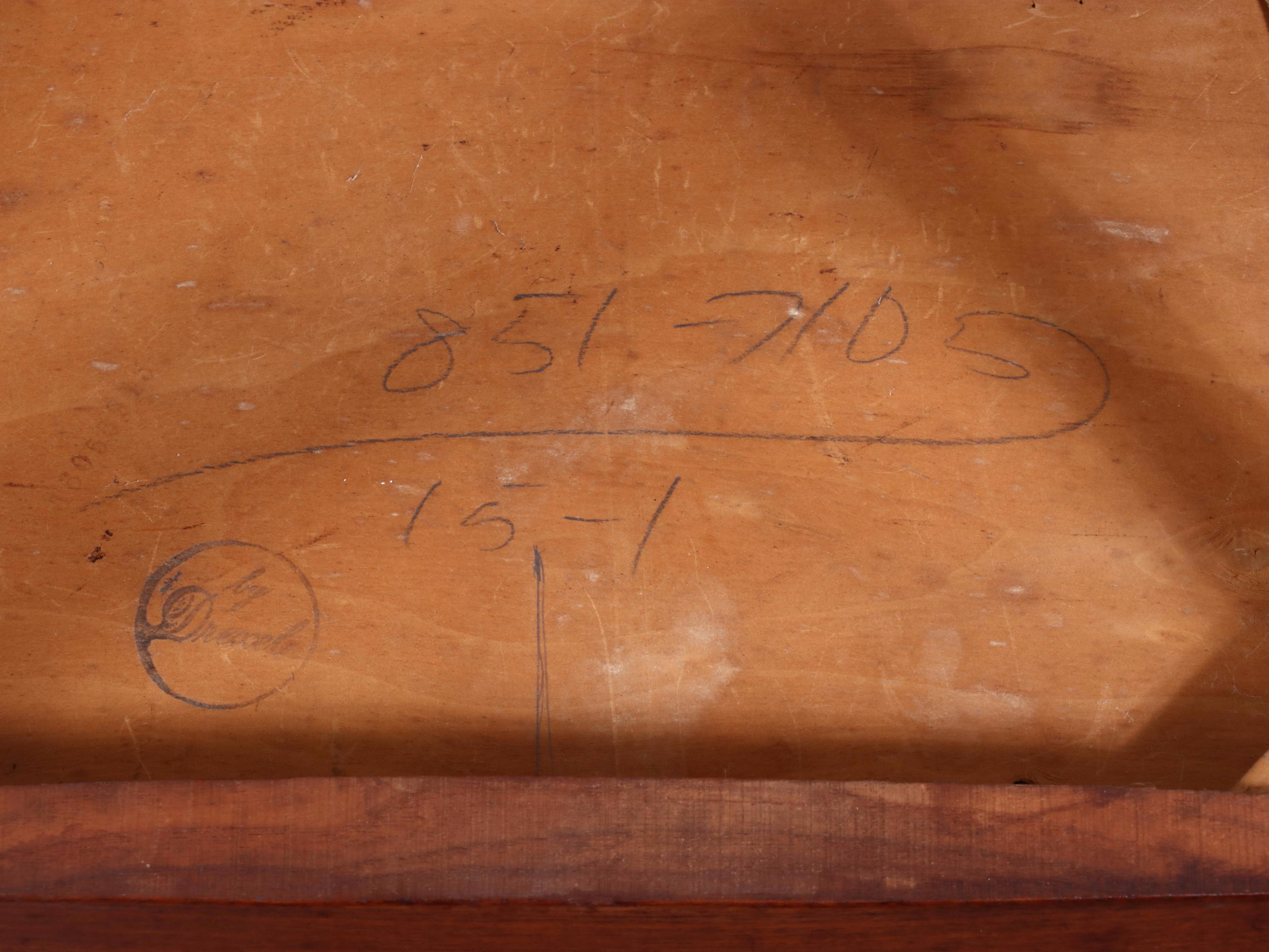 Four Kipp Stewart for Drexel "Declaration" Walnut and Rosewood Dining Chairs