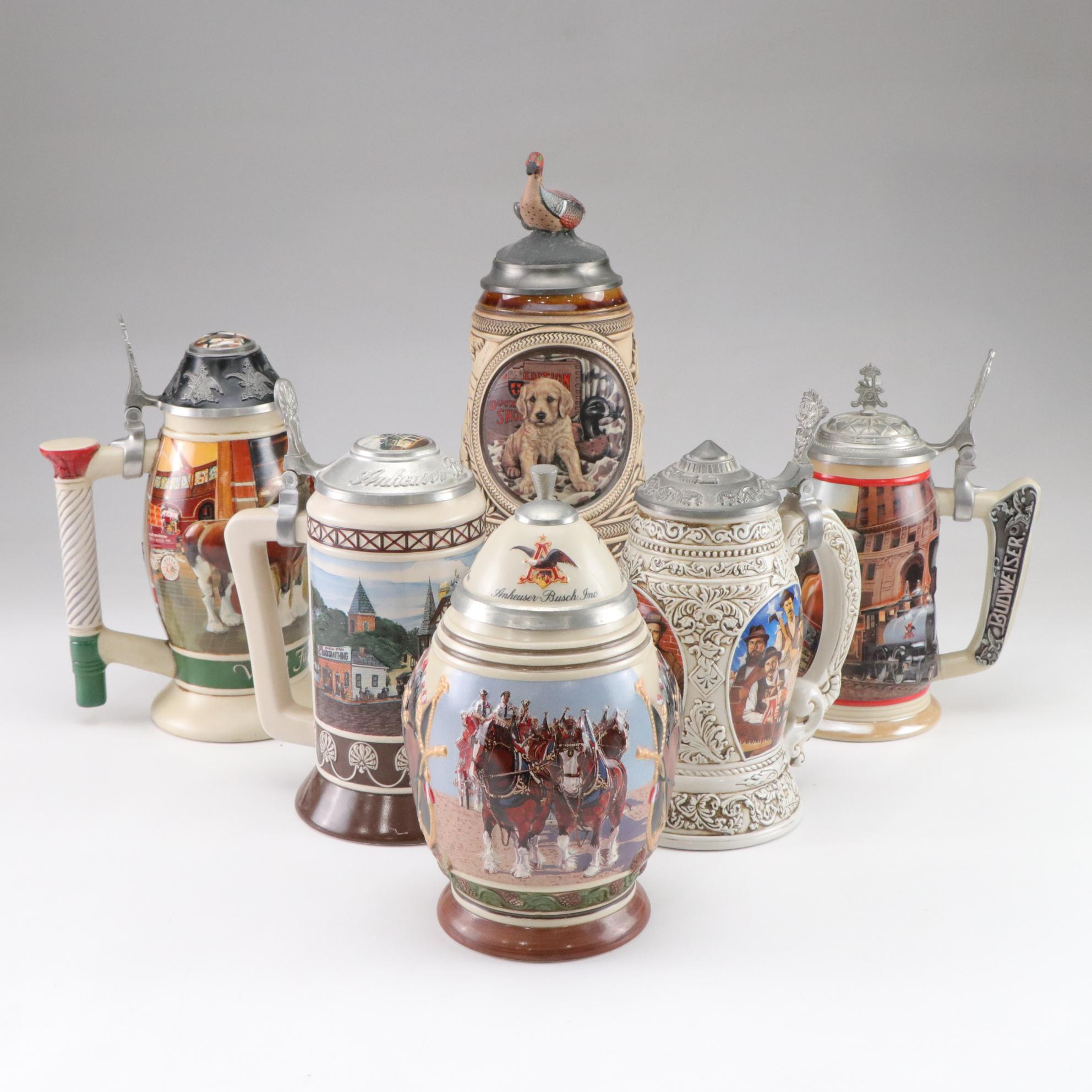 Anheuser-Busch Membership Beer Steins