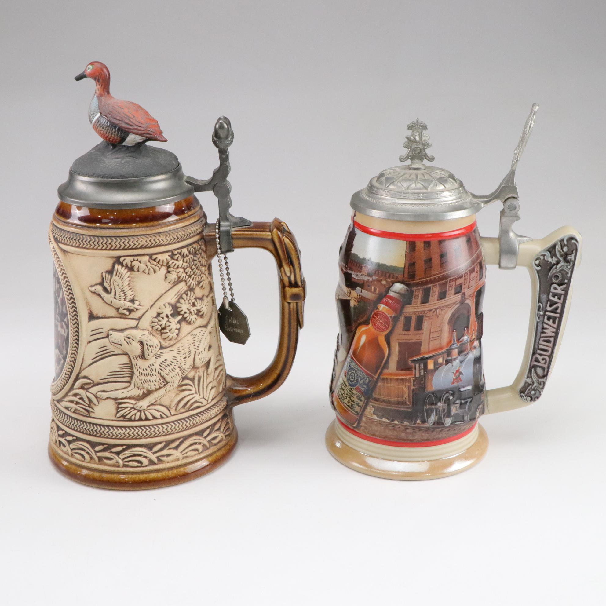 Anheuser-Busch Membership Beer Steins