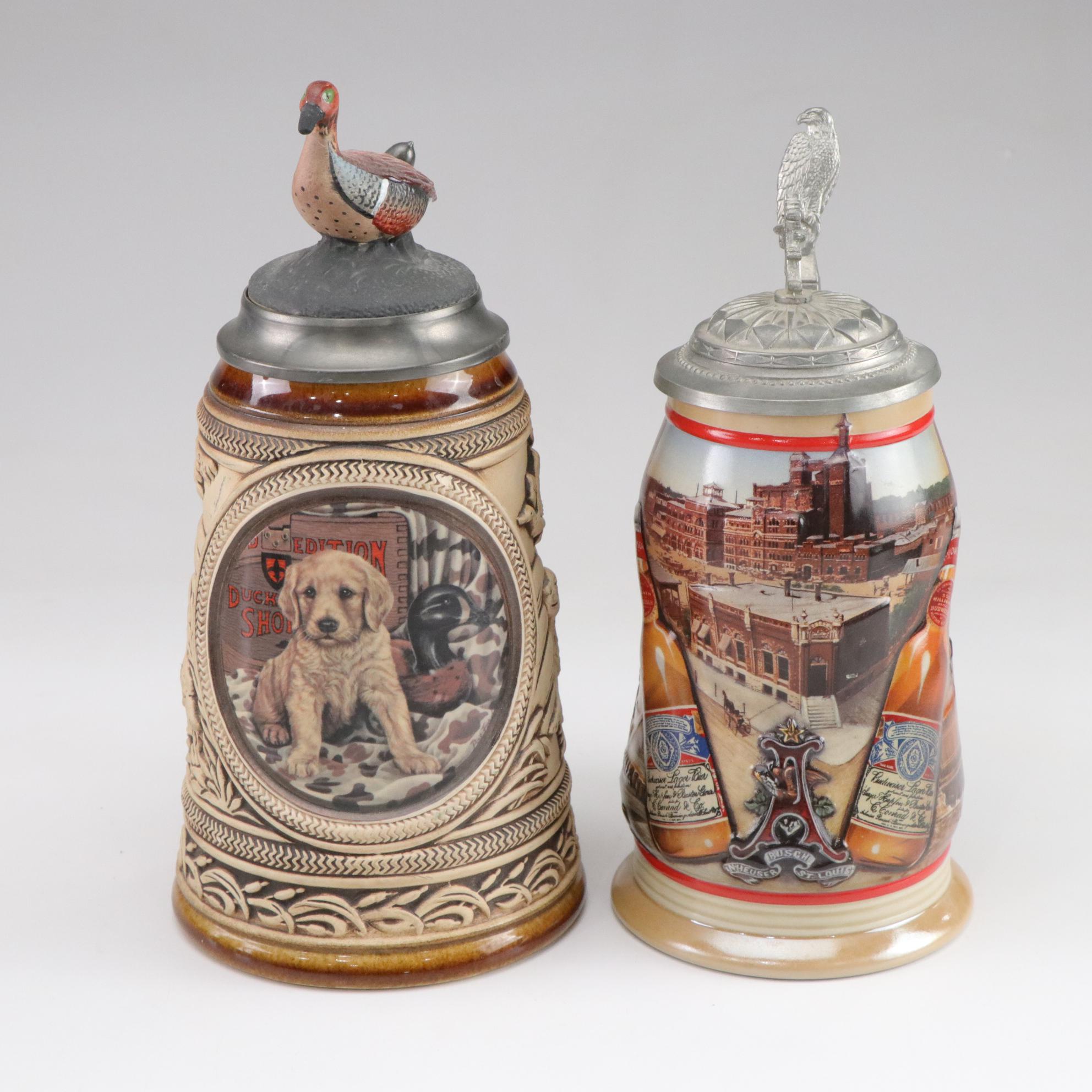 Anheuser-Busch Membership Beer Steins