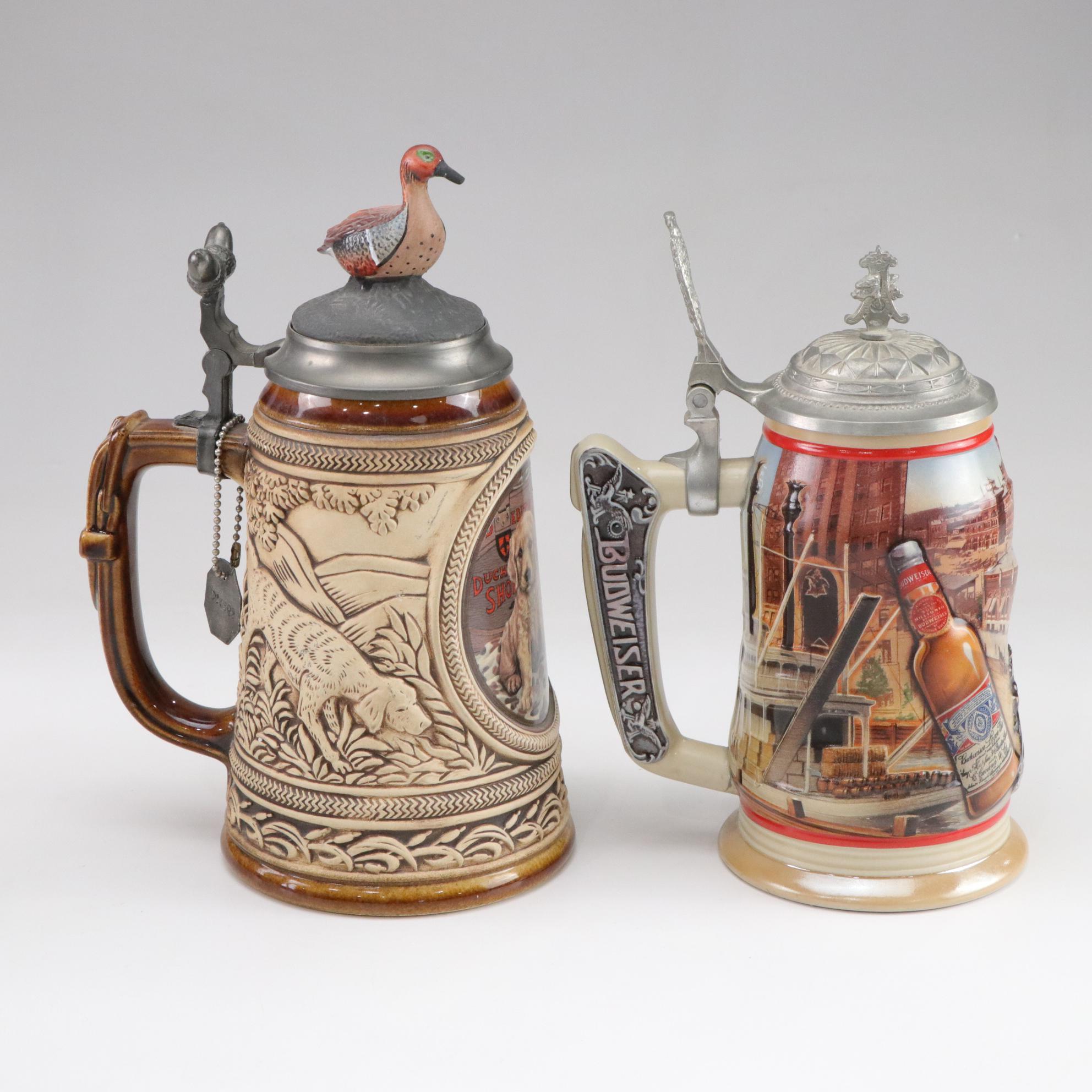 Anheuser-Busch Membership Beer Steins