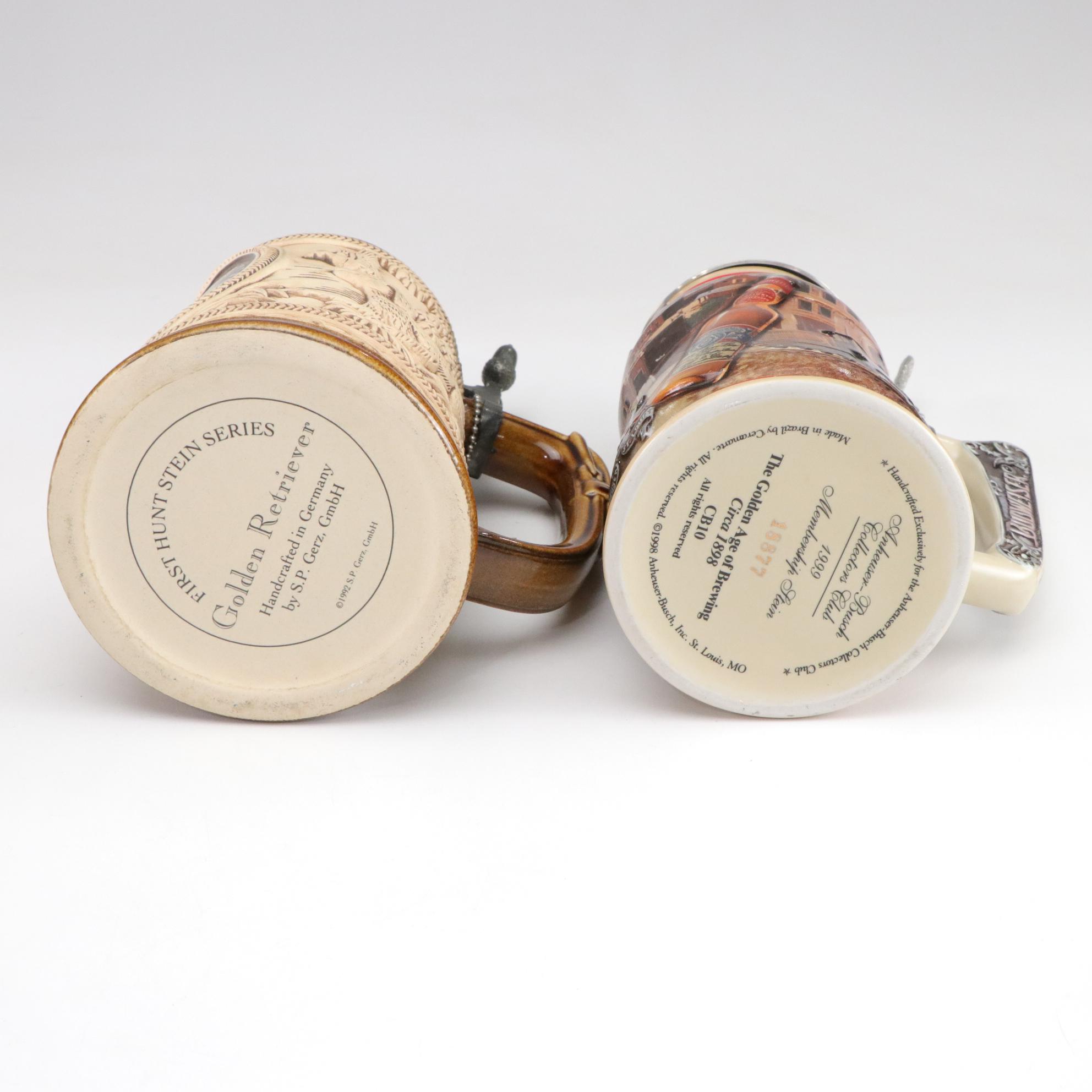 Anheuser-Busch Membership Beer Steins