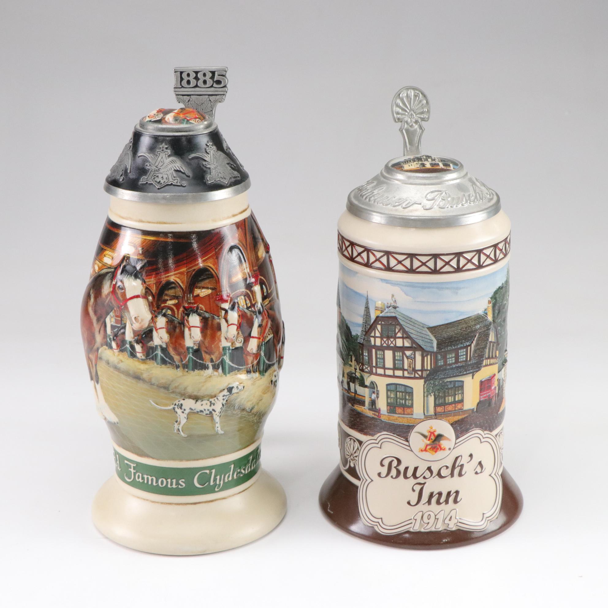 Anheuser-Busch Membership Beer Steins
