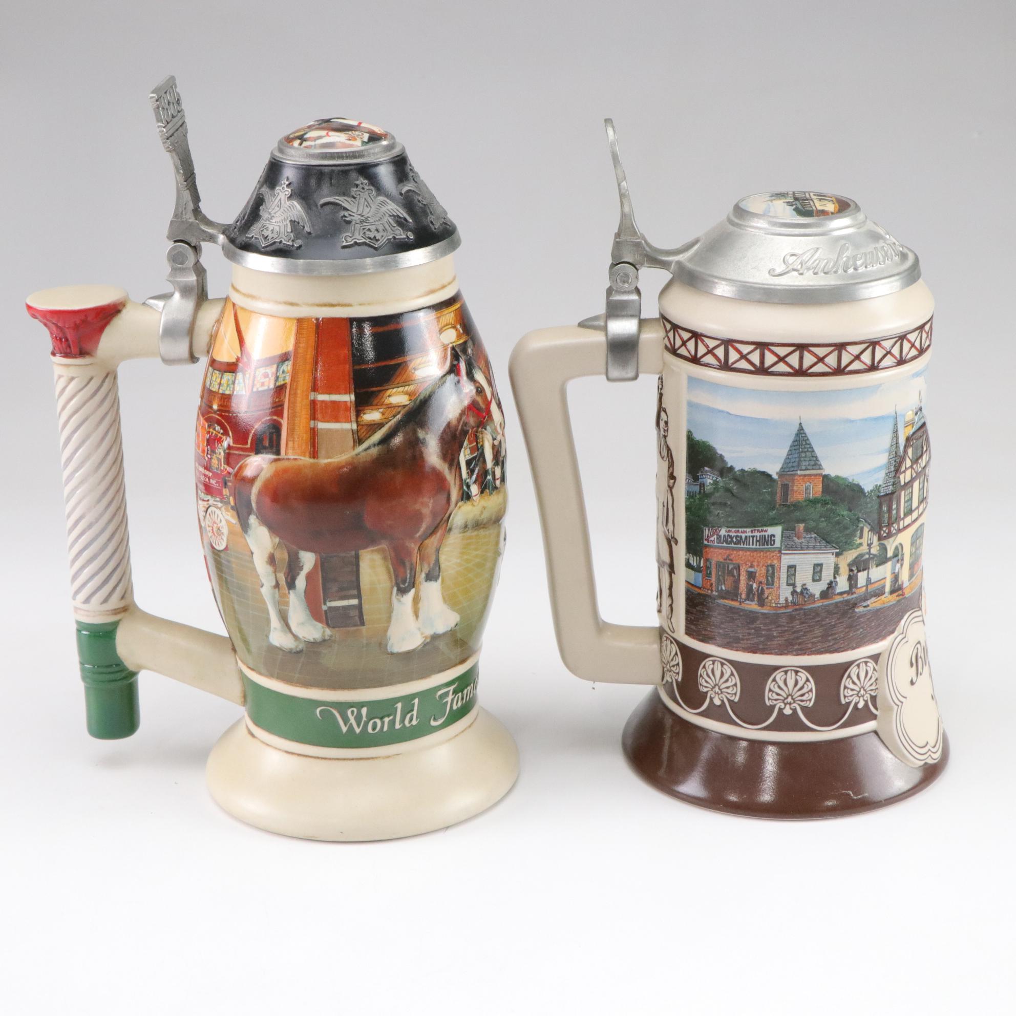 Anheuser-Busch Membership Beer Steins