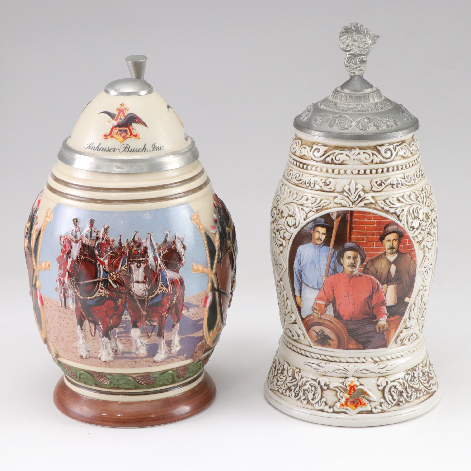Anheuser-Busch Membership Beer Steins