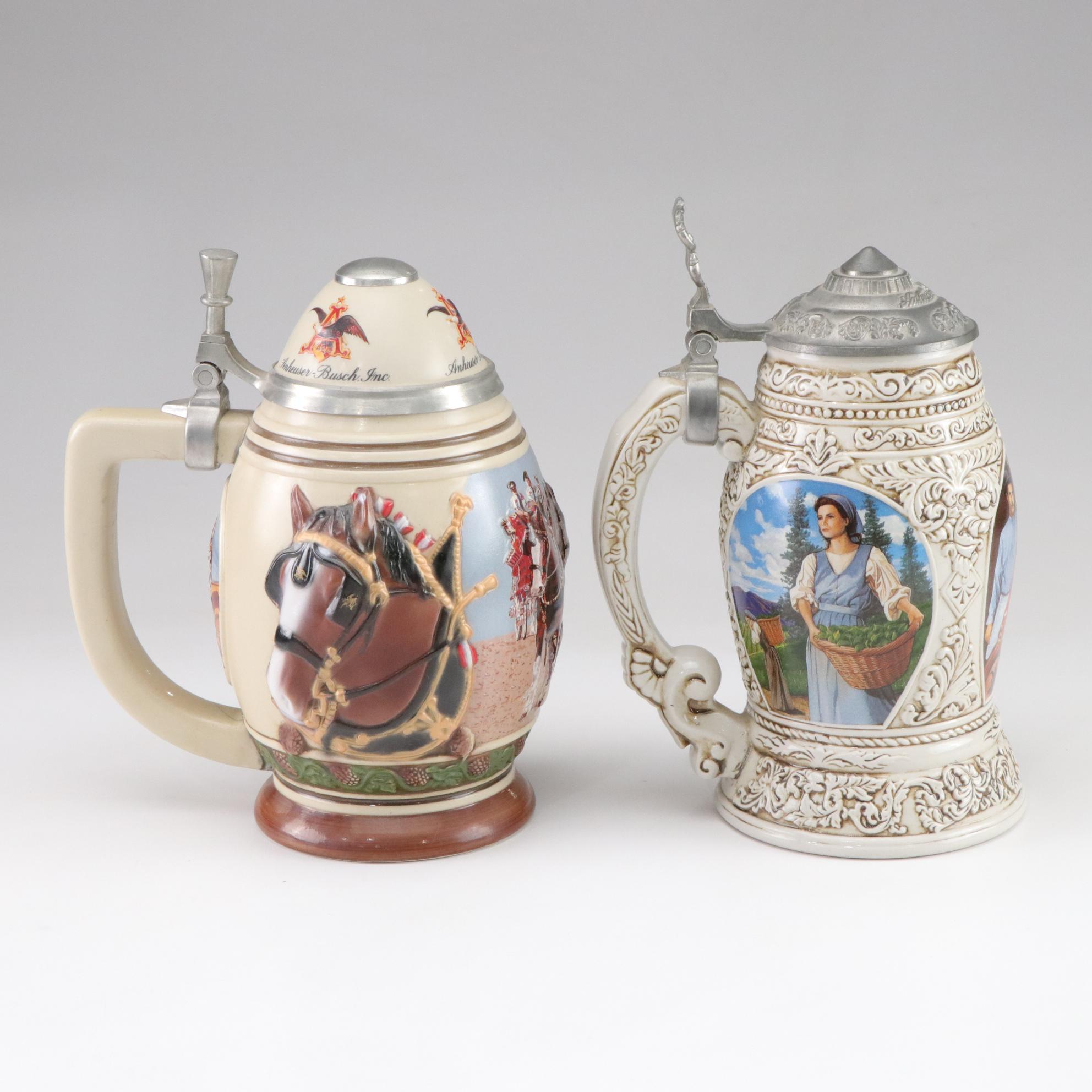 Anheuser-Busch Membership Beer Steins
