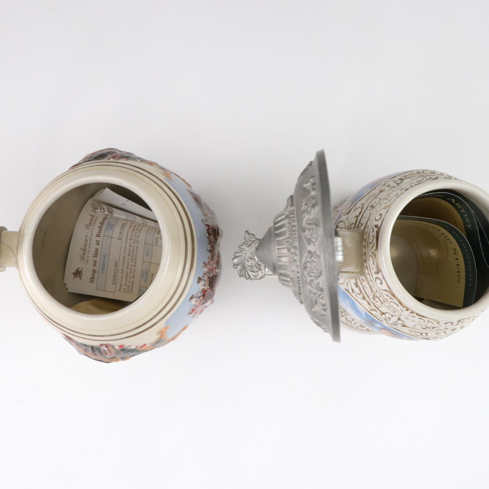 Anheuser-Busch Membership Beer Steins