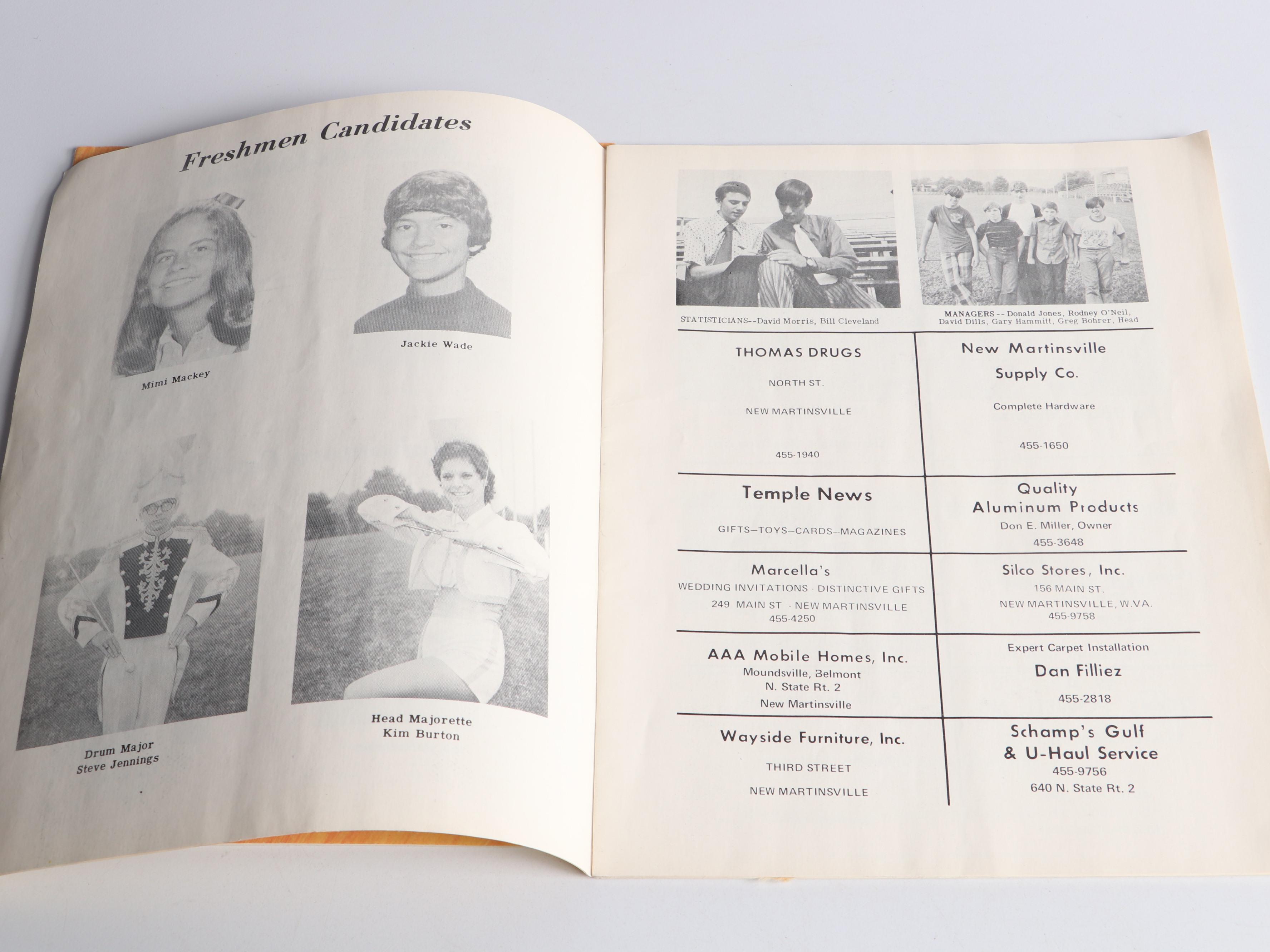 1972 Pittsburgh Pirates Official Scorebook with "Baseball Digest" and More