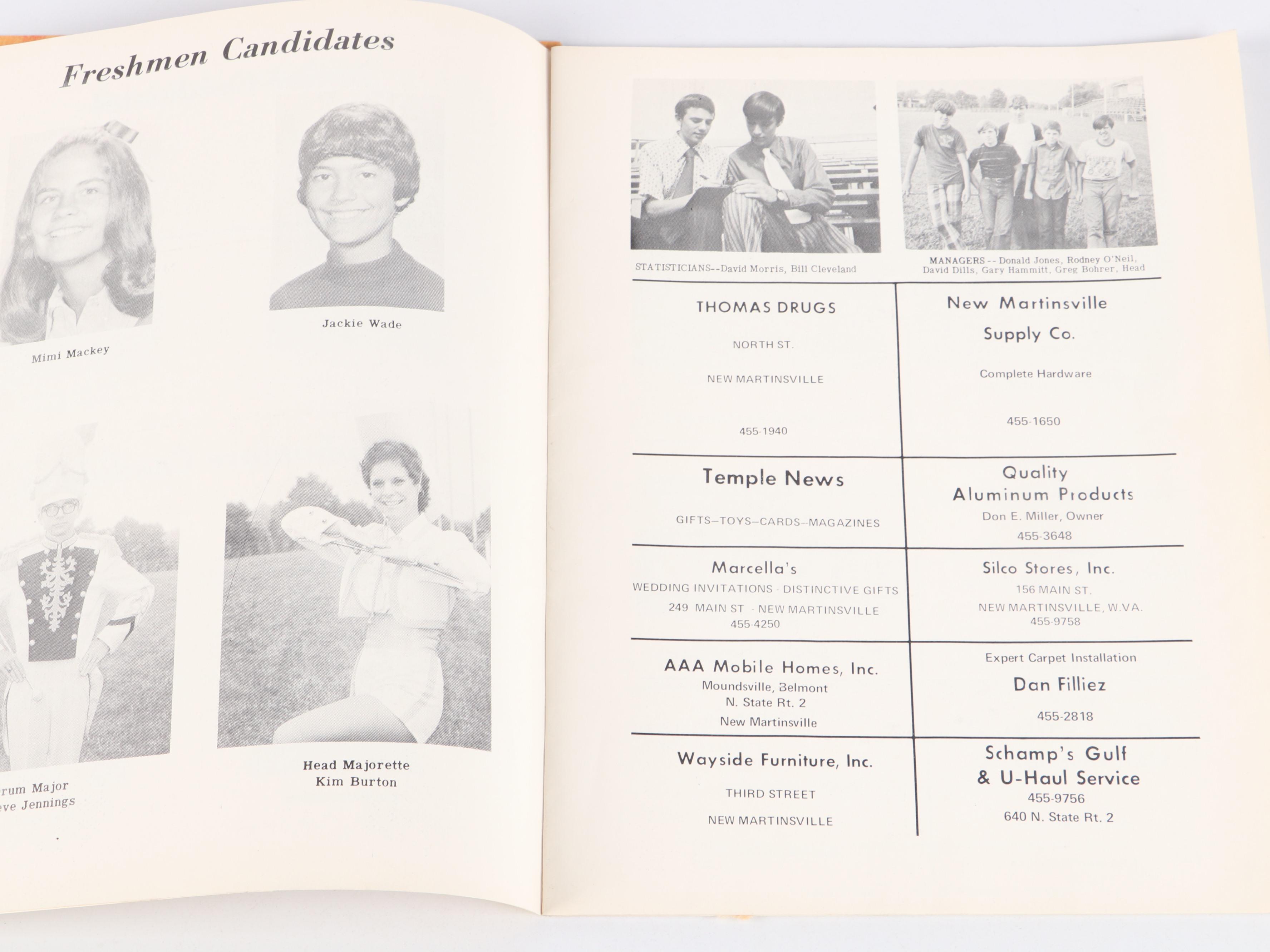 1972 Pittsburgh Pirates Official Scorebook with "Baseball Digest" and More