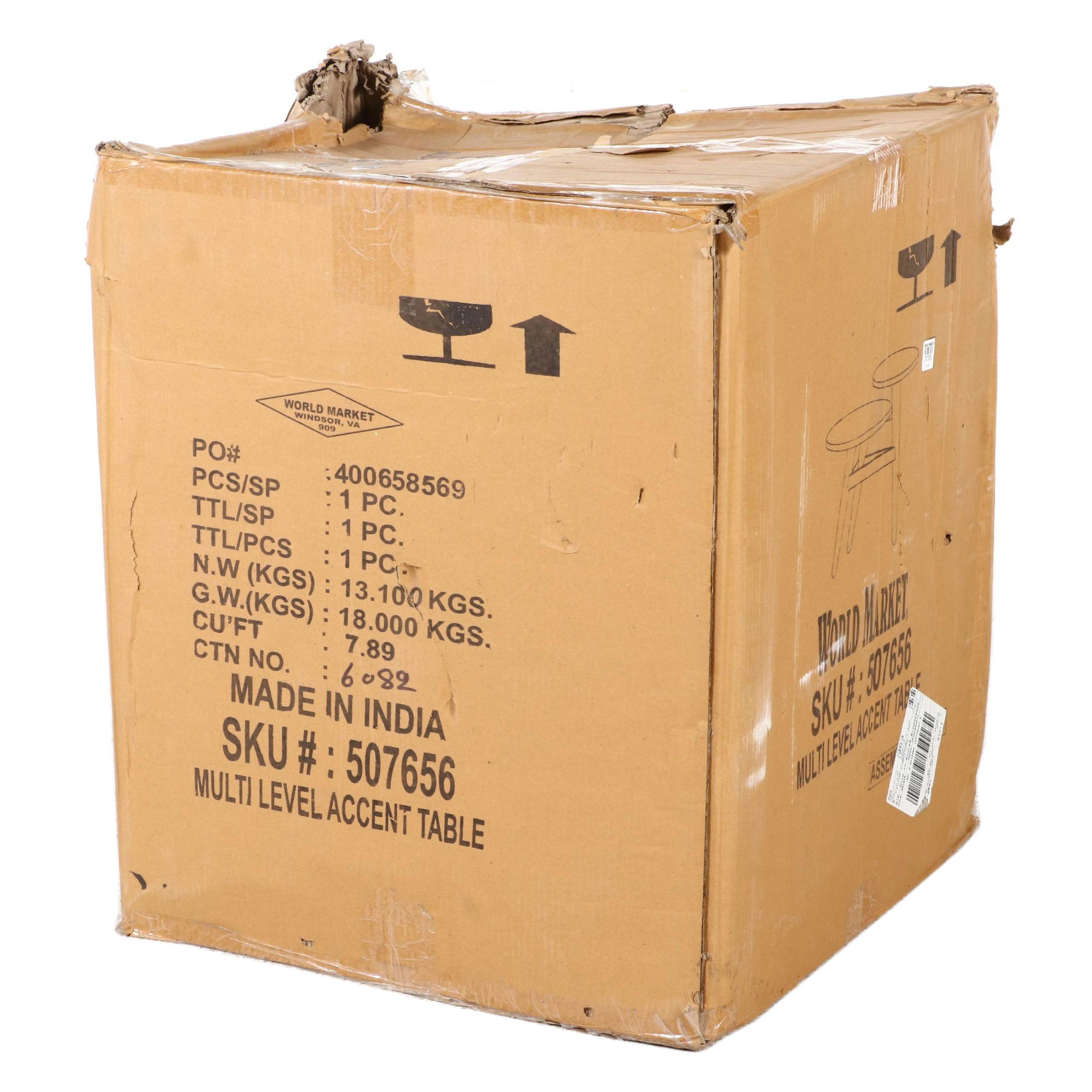 World Market Contemporary Multi Level Accent Table