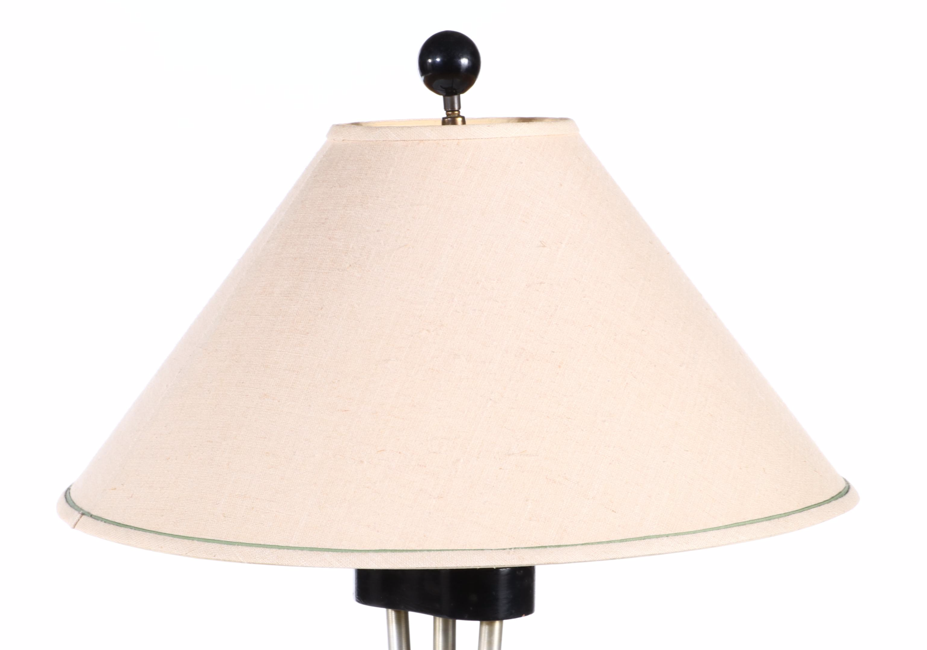 Mid Century Modern Side Table Floor Lamp, Manner of Gerald Thurston