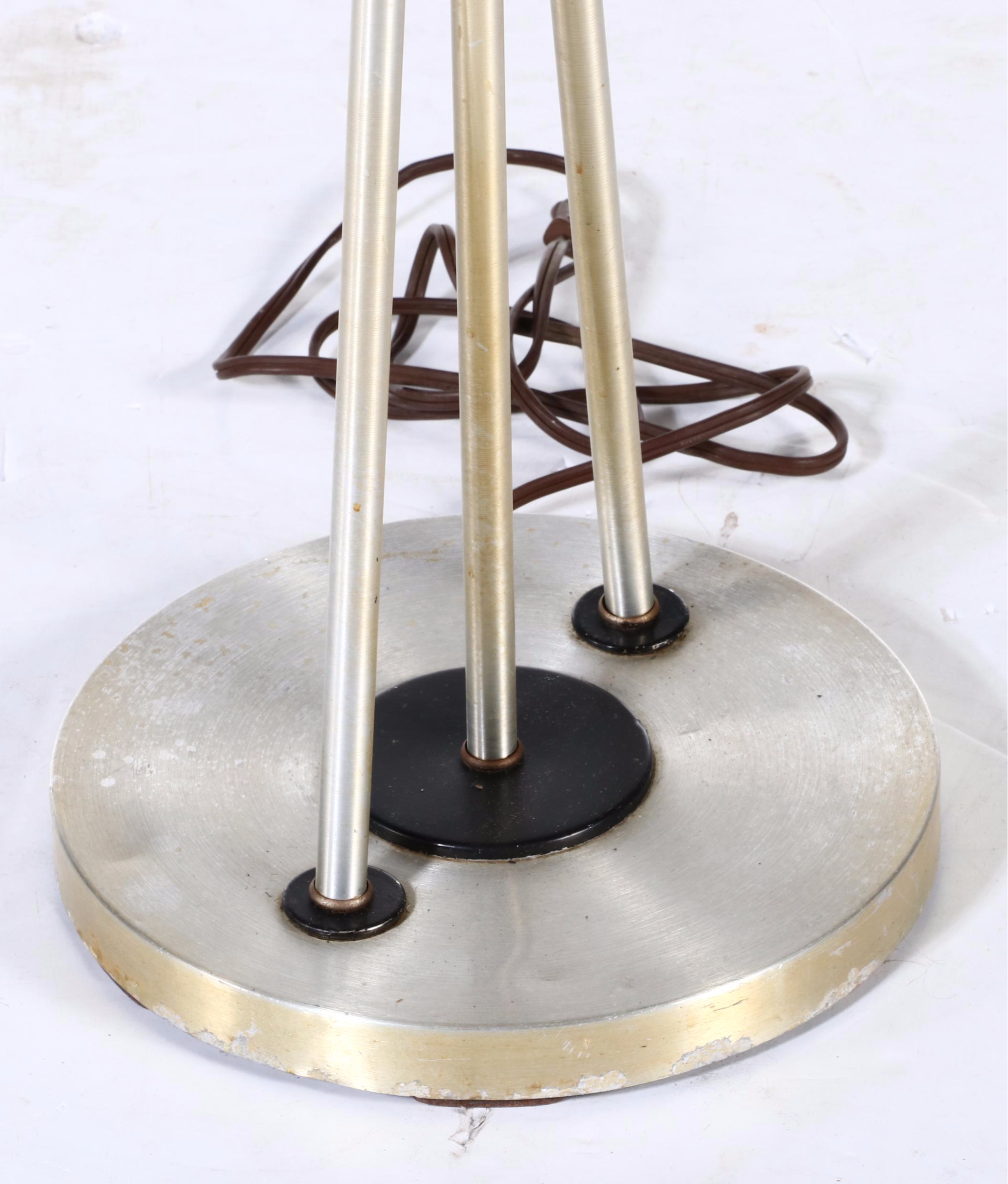 Mid Century Modern Side Table Floor Lamp, Manner of Gerald Thurston