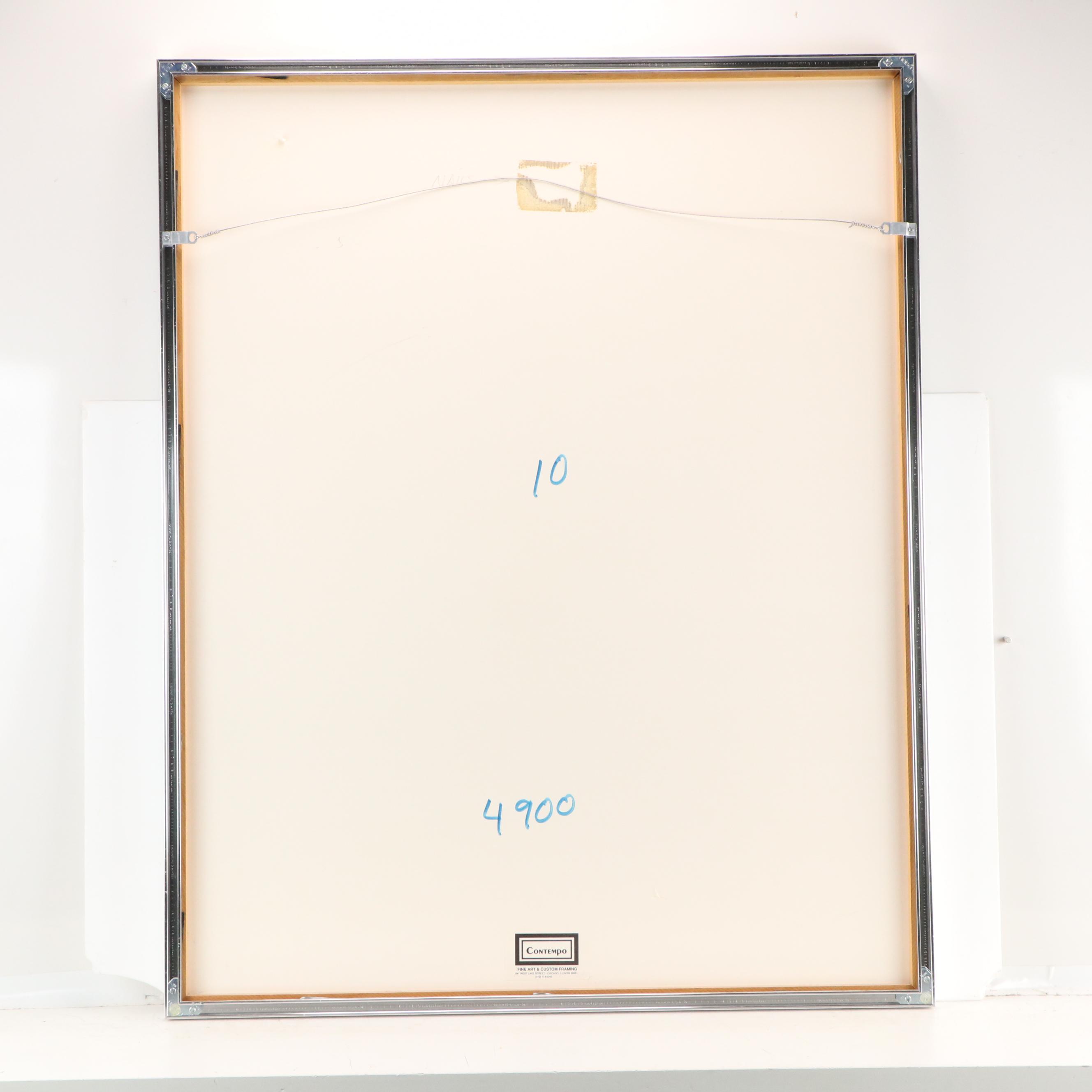 Don Fink Abstract Color Lithograph 1971