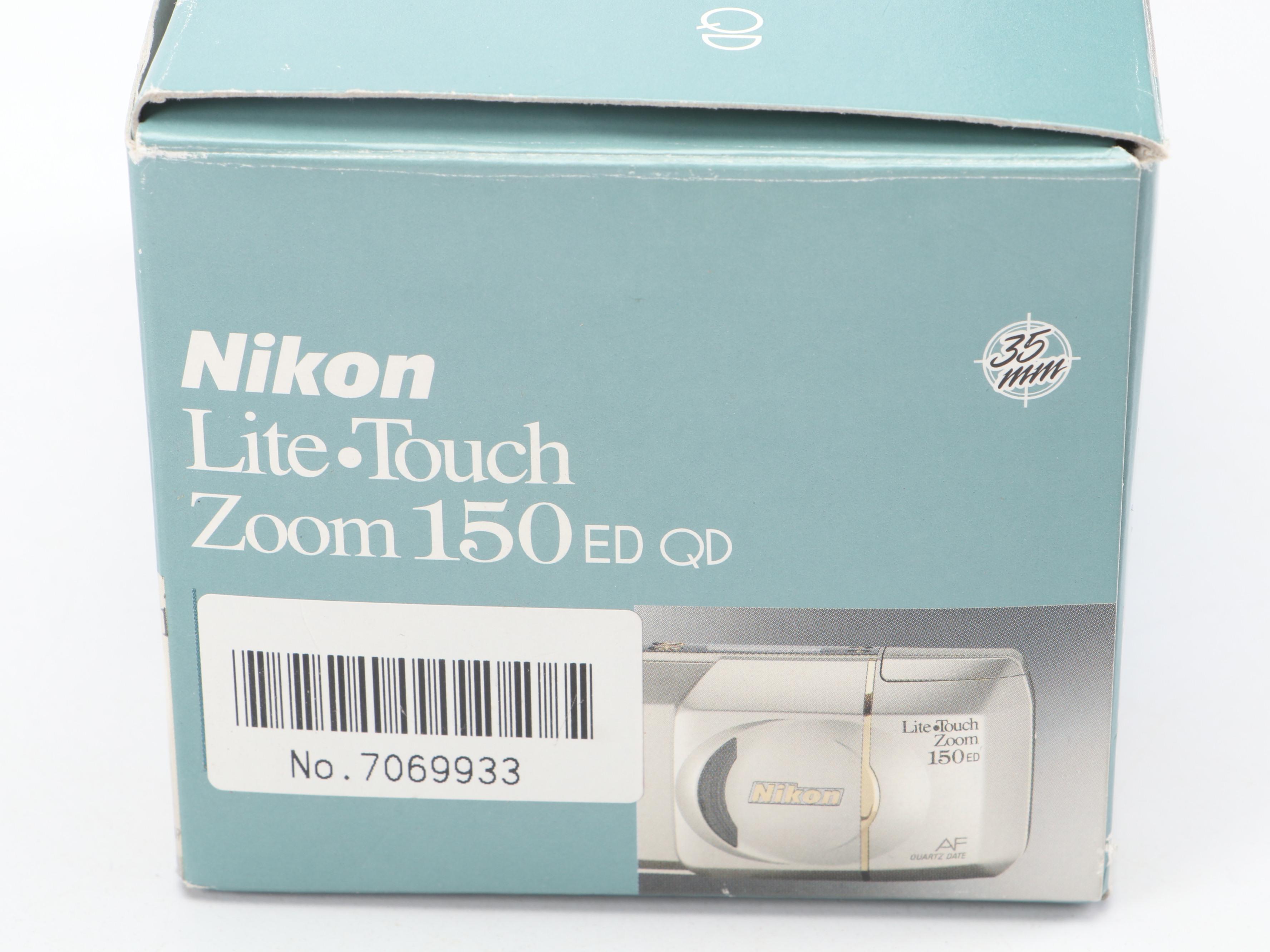 Canon PowerShot S70 and Nikon Life-Touch Zoom 150 ED with Cards and Bag