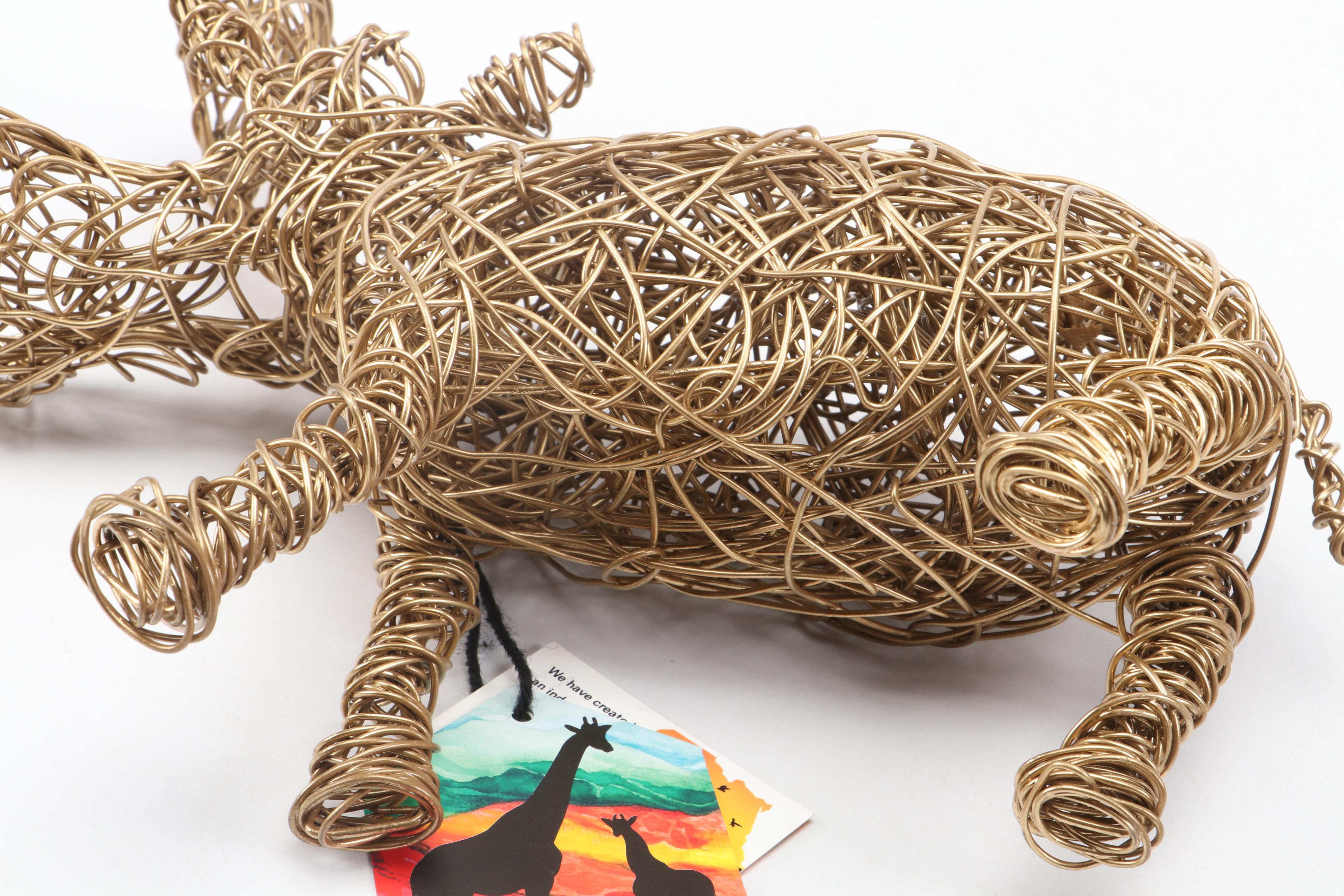 Professional Wireworks Metal Wire Animals