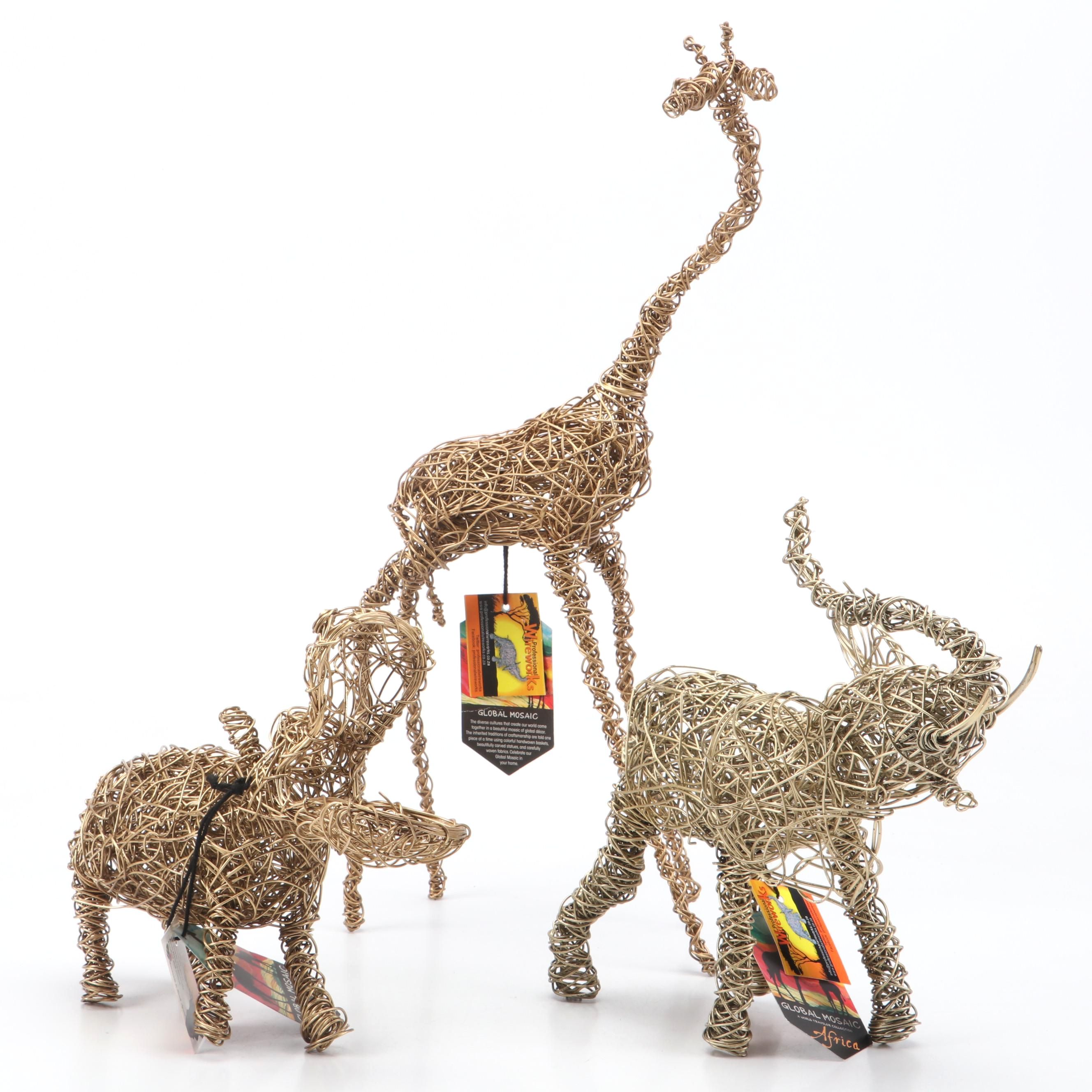 Professional Wireworks Metal Wire Animals