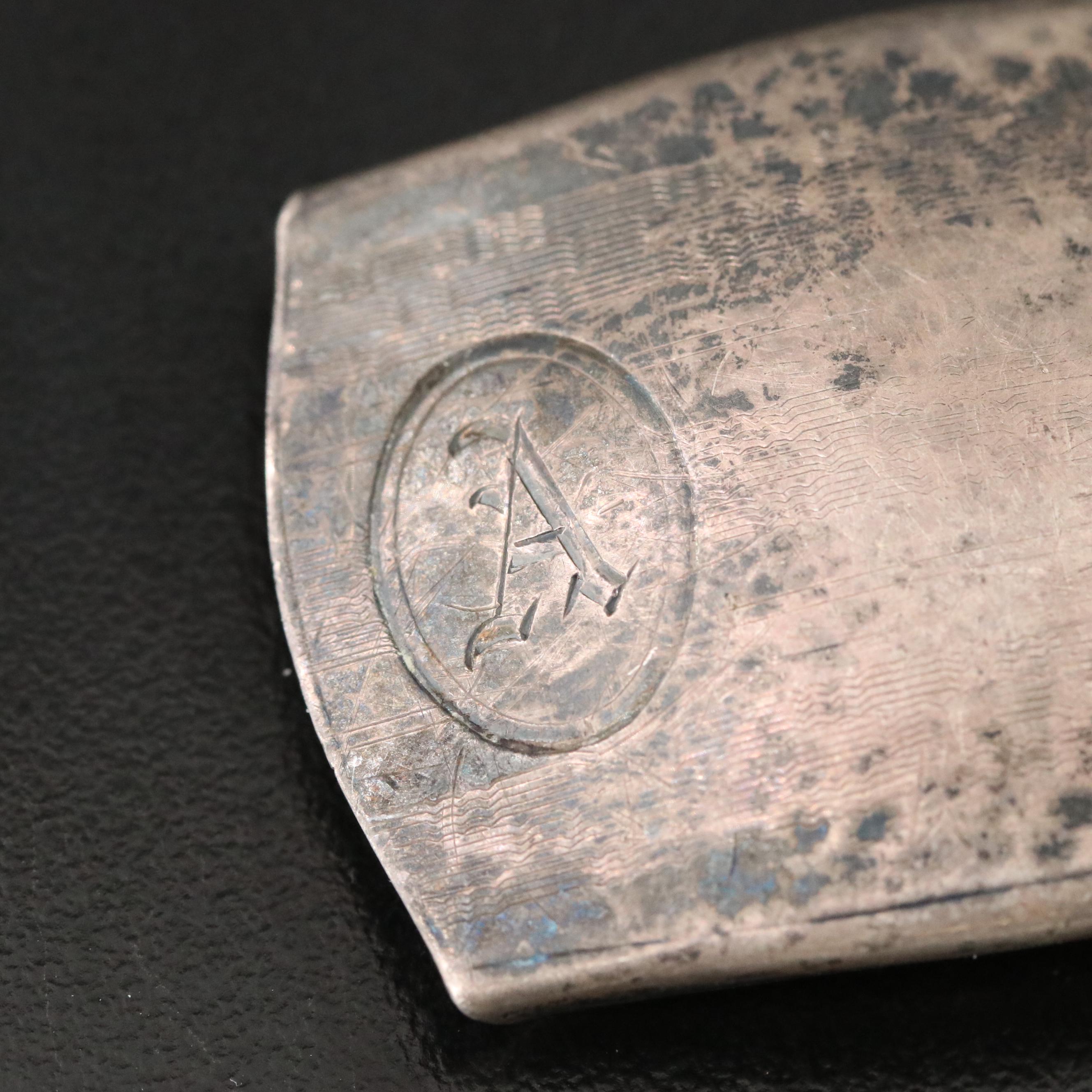 Antique Cufflinks, Shirt Stud and Hickok Sterling Buckle