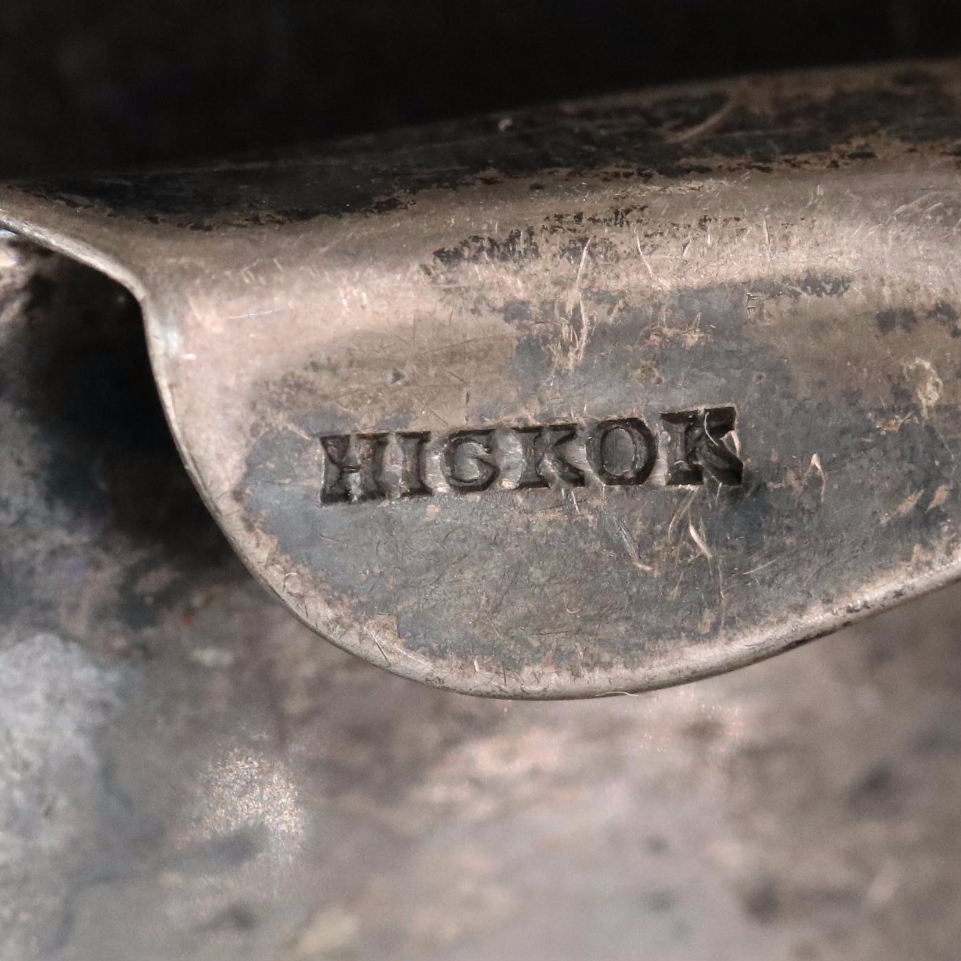 Antique Cufflinks, Shirt Stud and Hickok Sterling Buckle