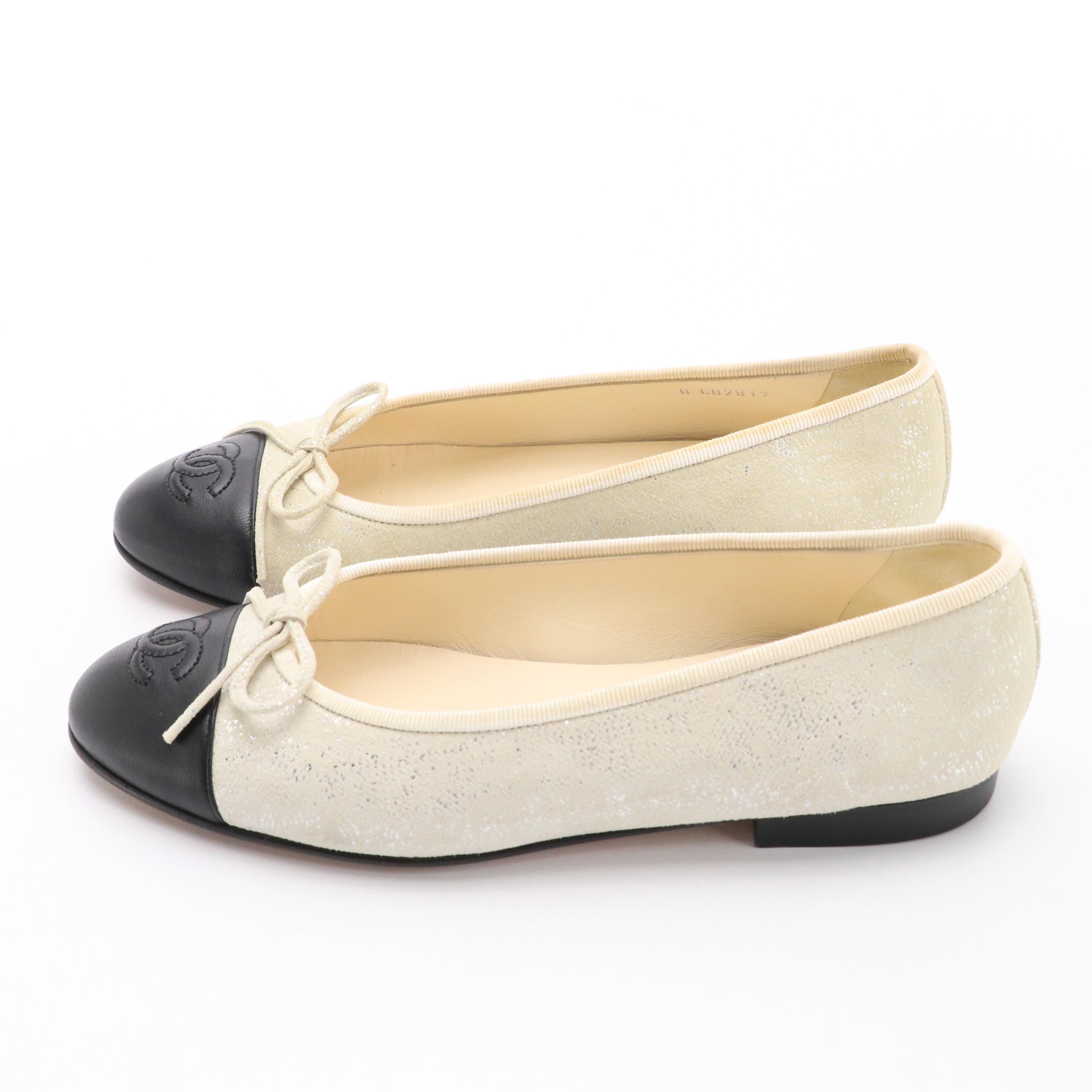 CC 25C Ballet Flat Two-tone Patent Calfskin main image 1