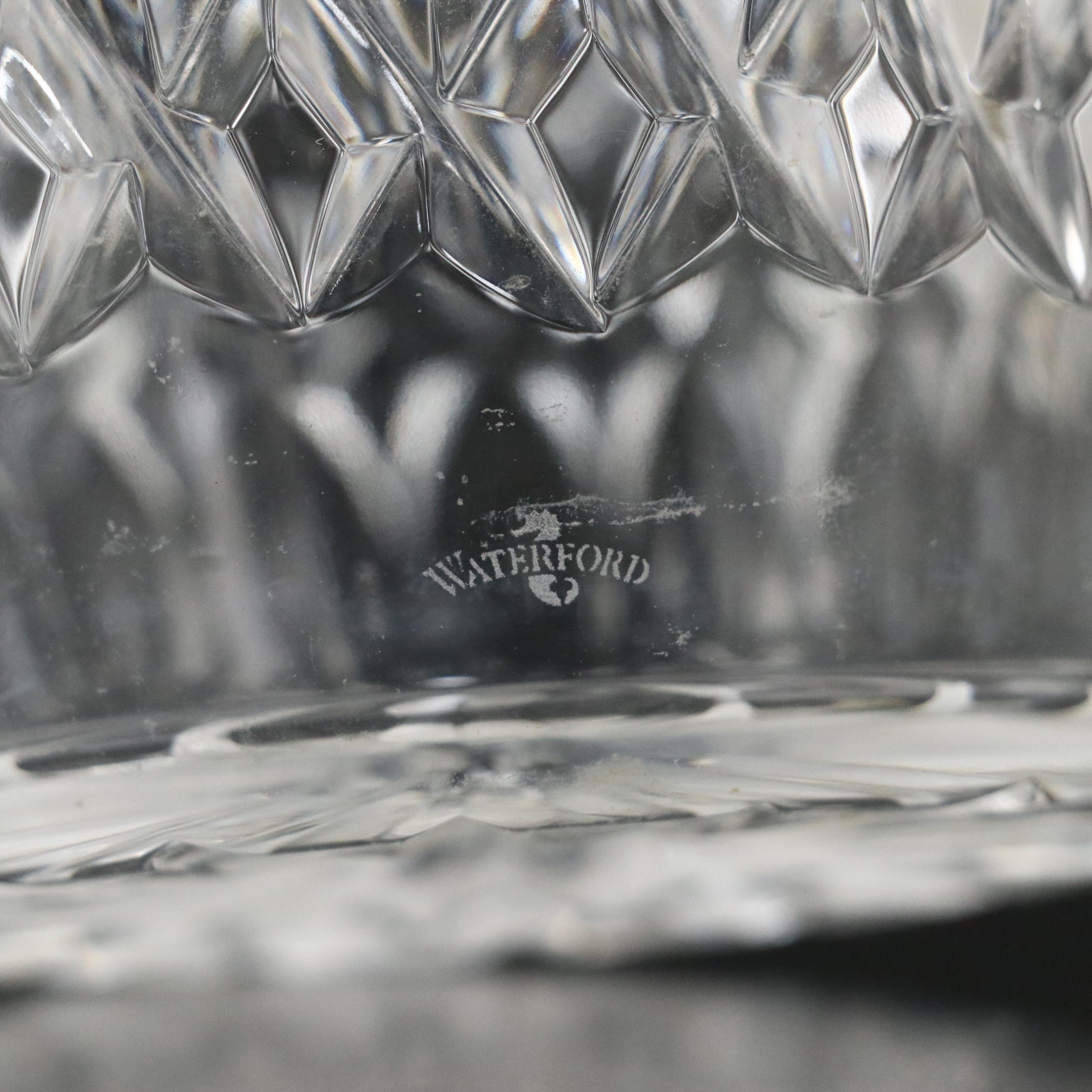 Waterford Crystal "Lismore" and Other Tilting Decanter