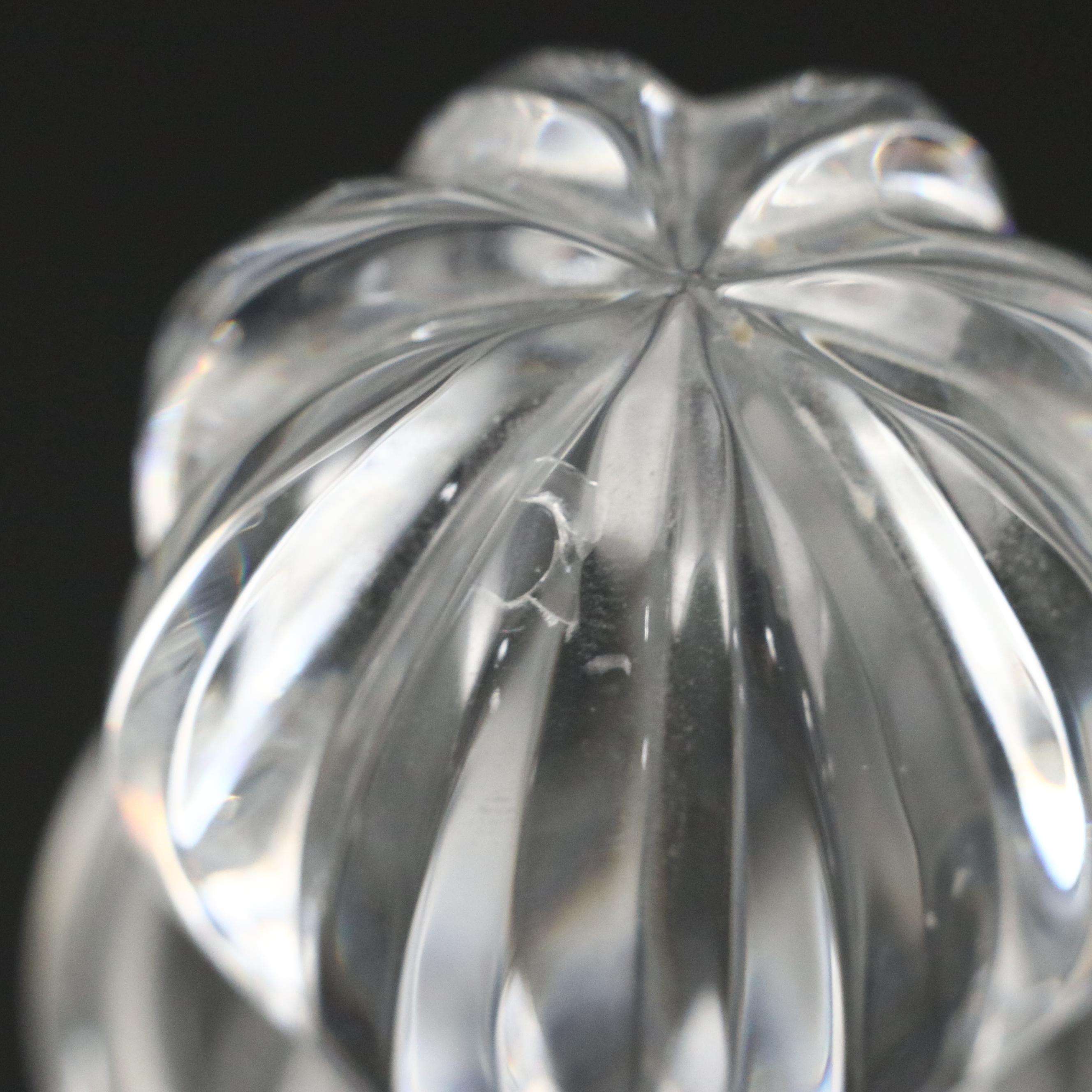 Waterford Crystal "Lismore" and Other Tilting Decanter