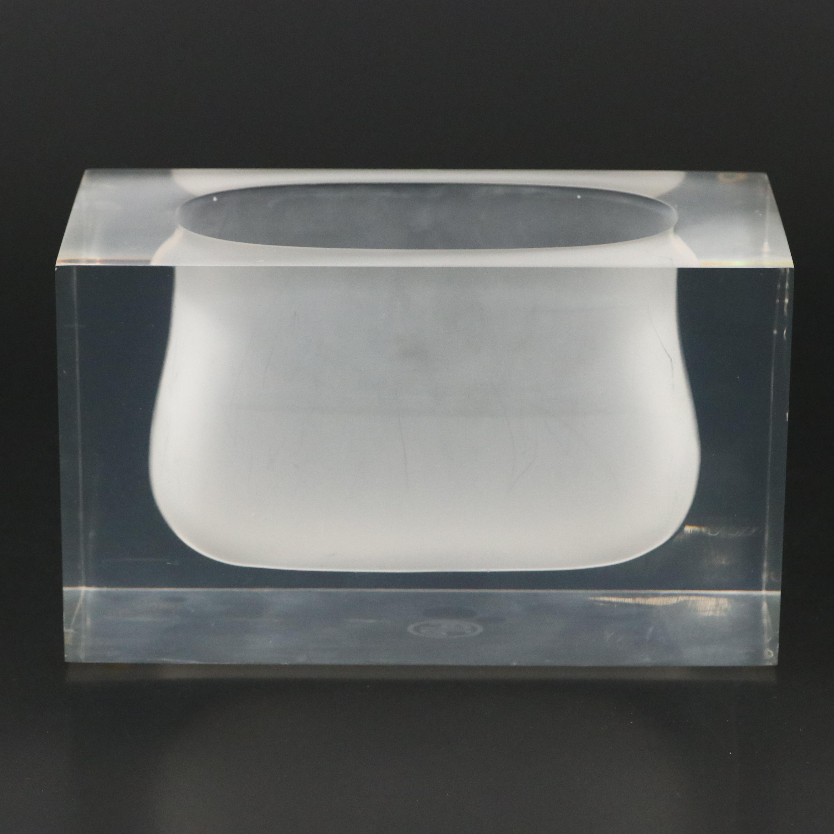 Jonathan Adler Modernist Style Acrylic Vase