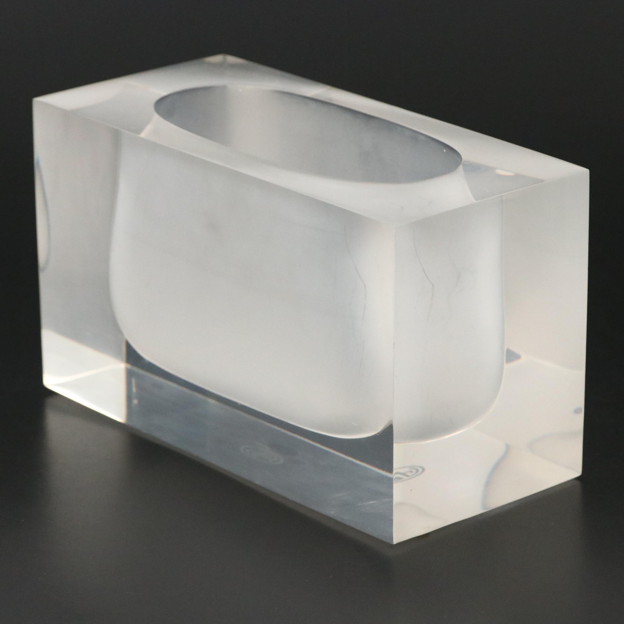 Jonathan Adler Modernist Style Acrylic Vase