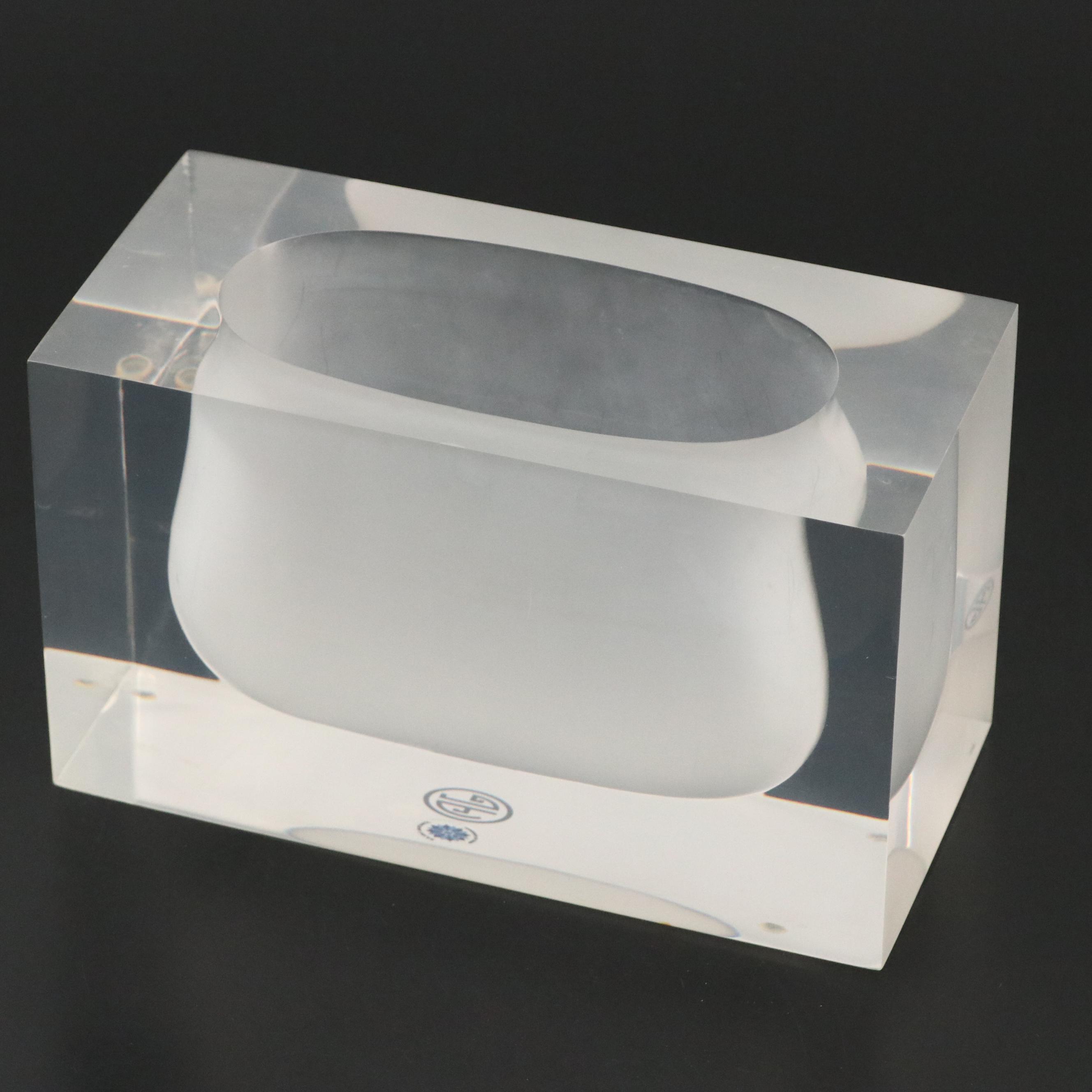 Jonathan Adler Modernist Style Acrylic Vase