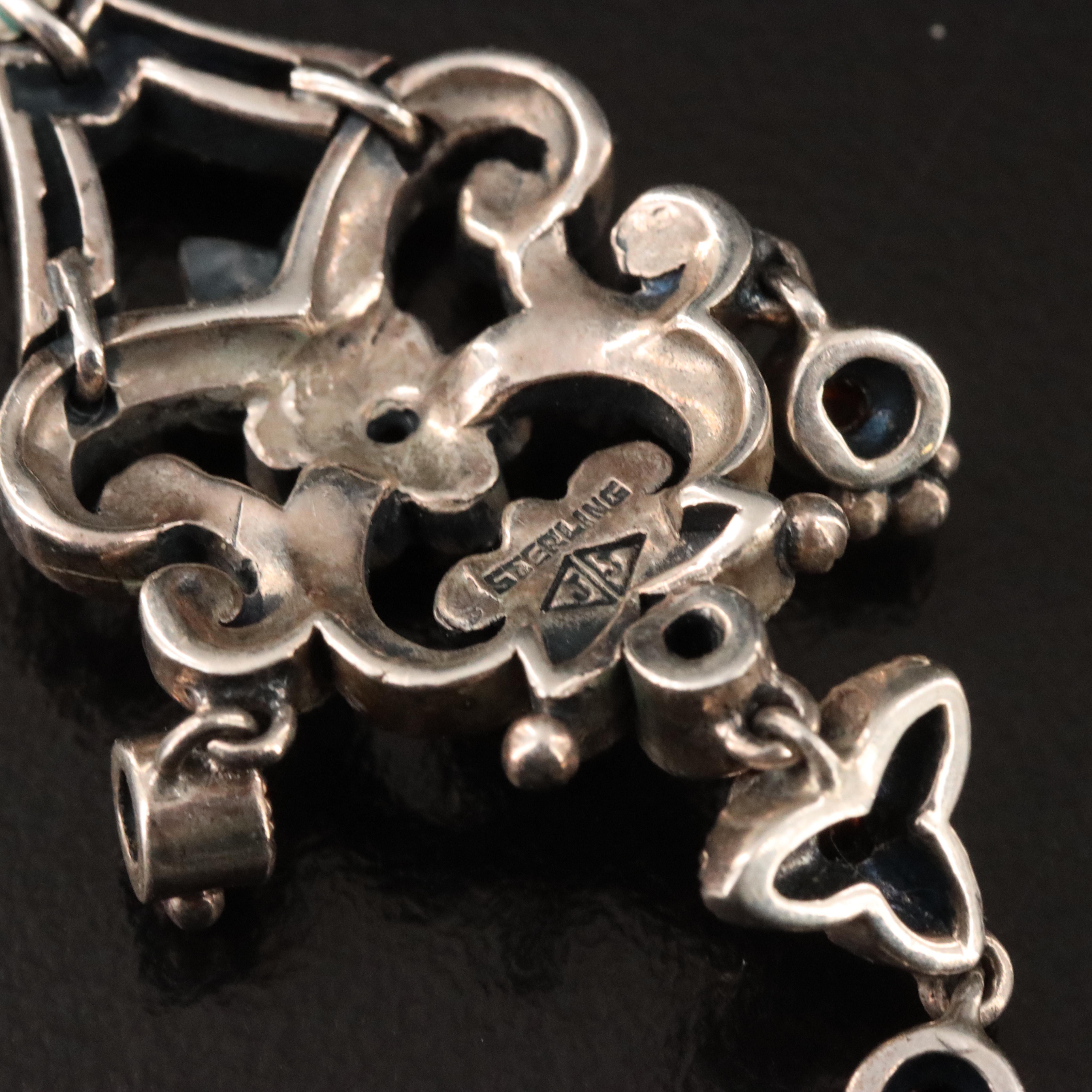 Silpada and Judith Jack Sterling Jewelry Including Garnet and Pearls