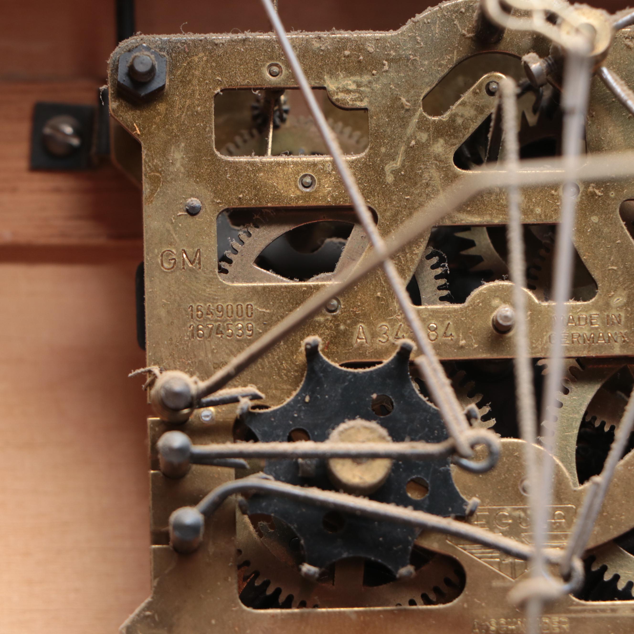 German Black Forest Chalet Style Wood Cuckoo Clock