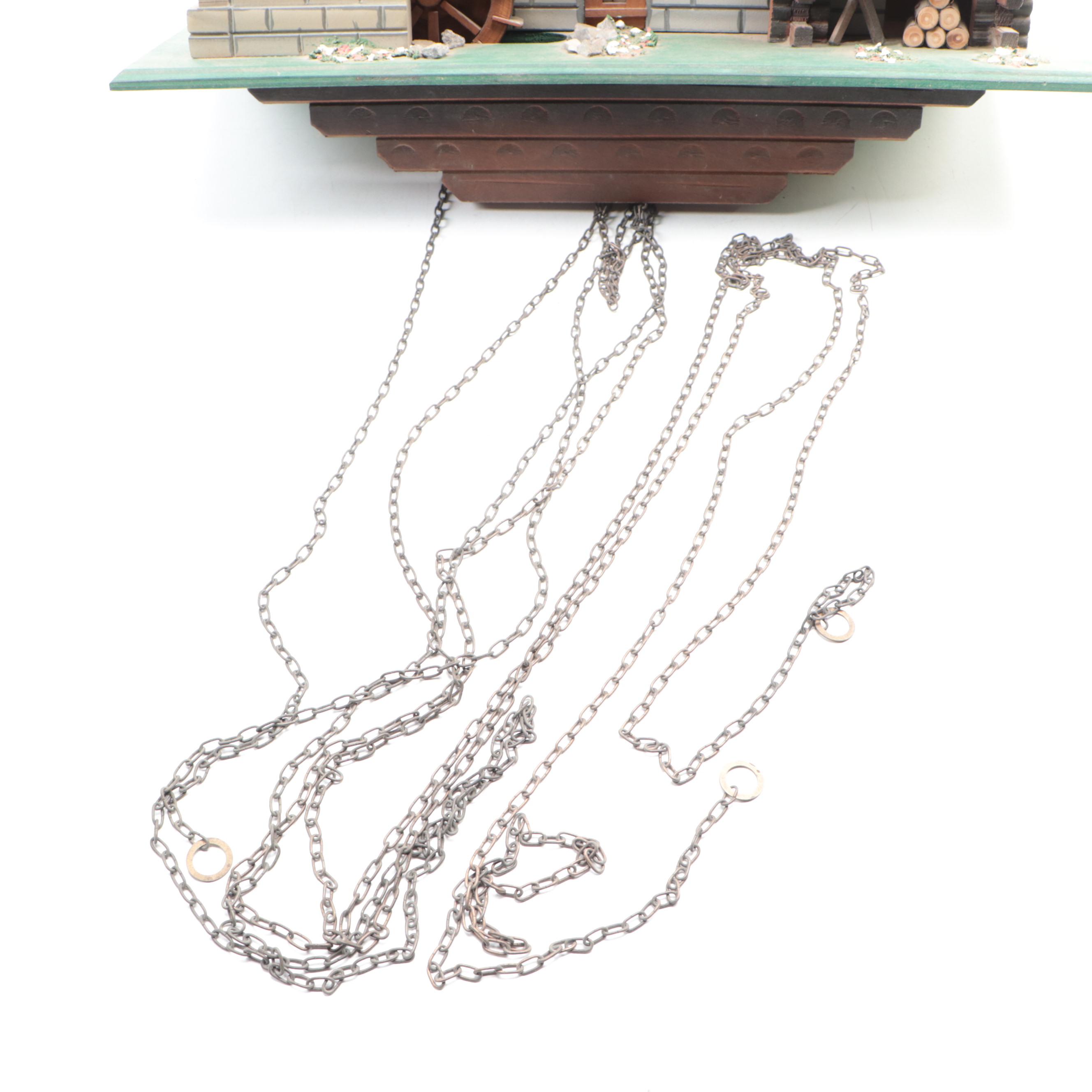 German Black Forest Chalet Style Wood Cuckoo Clock