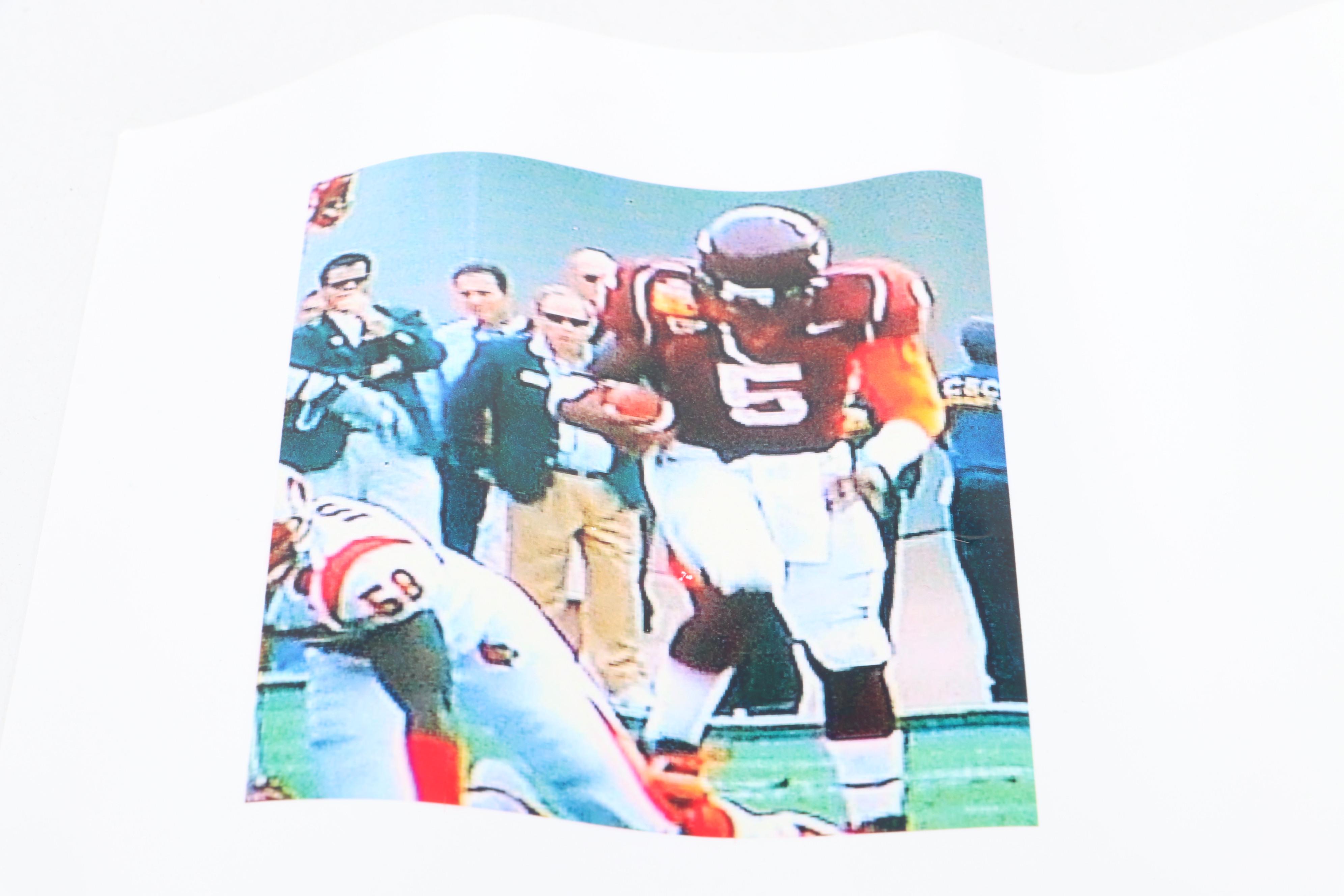 Marcus Vick Signed Elvis Dumervil Game Used Adidas Football Cleats