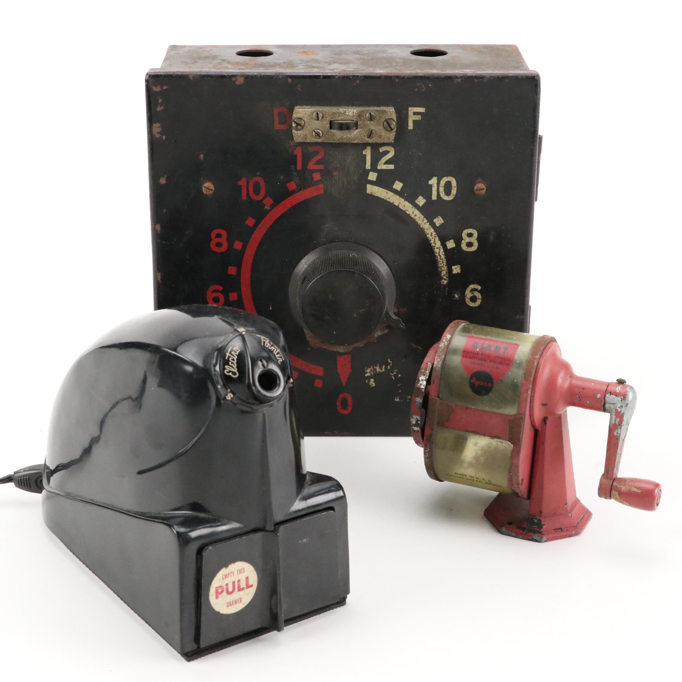 Stile Craft Electro Pointer & Giant Pencil Sharpeners, Antique Tube Amp Fader
