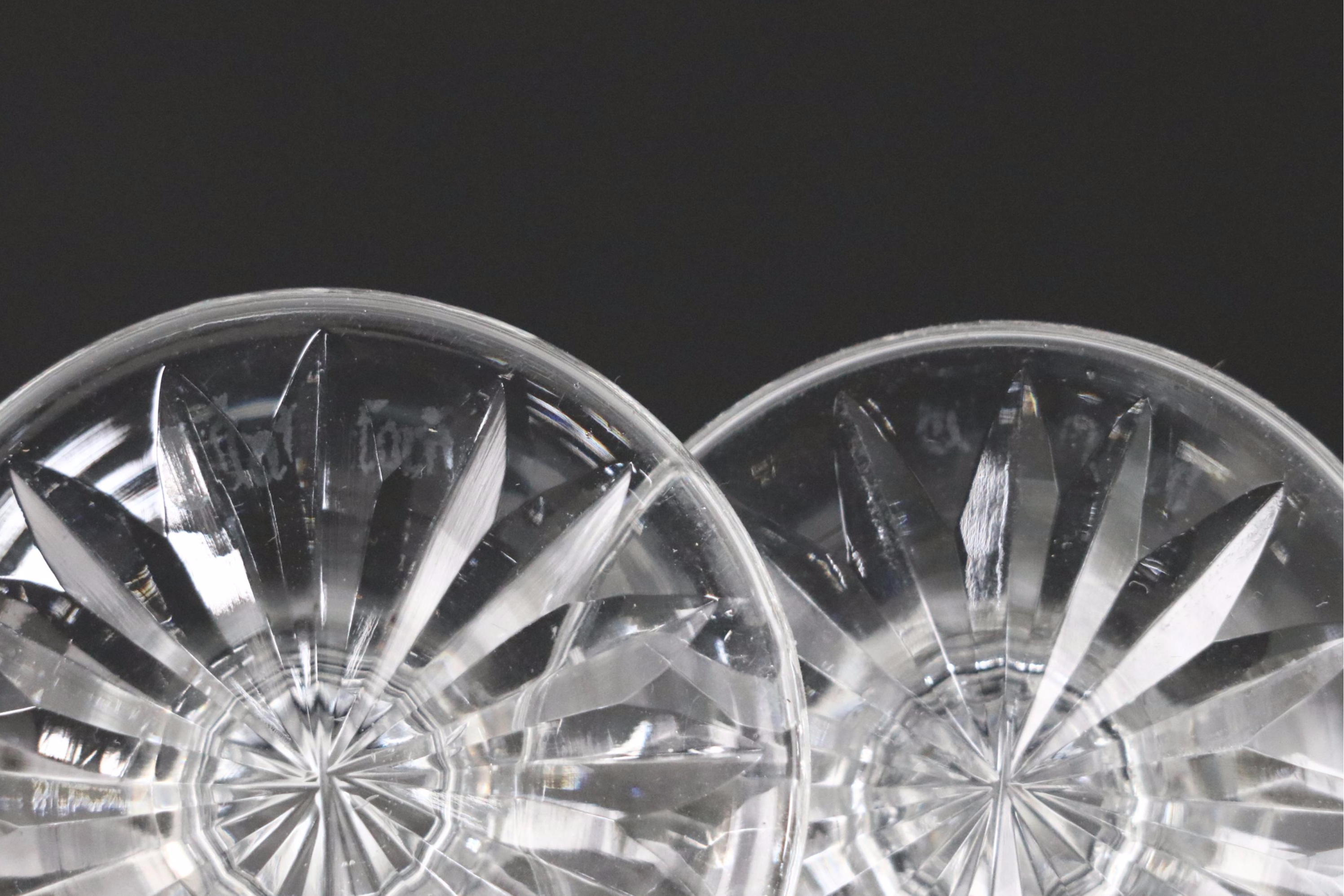 Waterford Crystal "Sherburne" Decanter and "Boyne" Port Wine Glasses