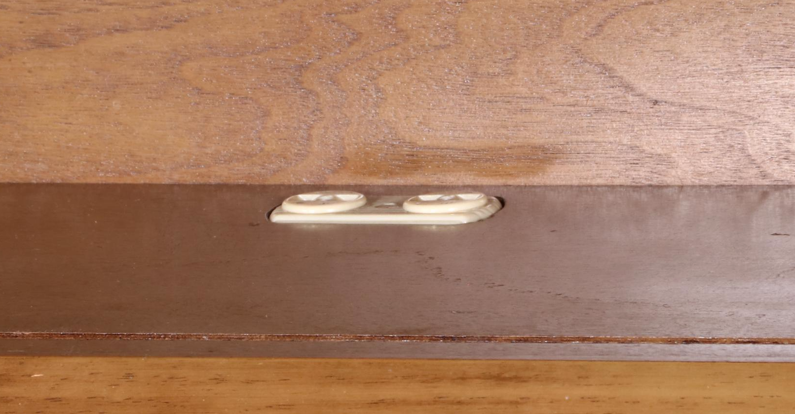 Kent-Coffey "The Auburn" Mid Century Modern Walnut and Pecan Full Size Headboard