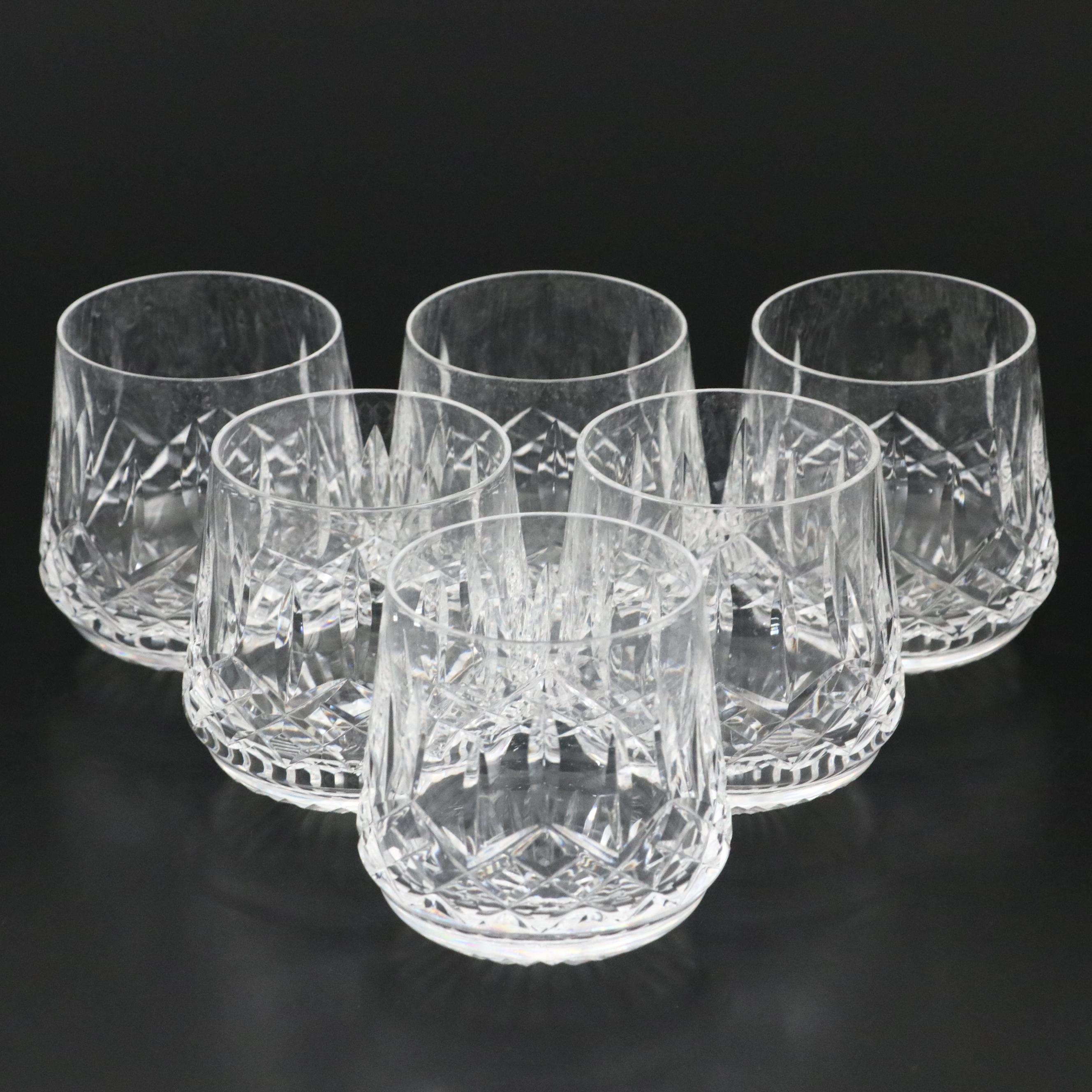 Waterford Crystal "Lismore" Roly Poly Glasses