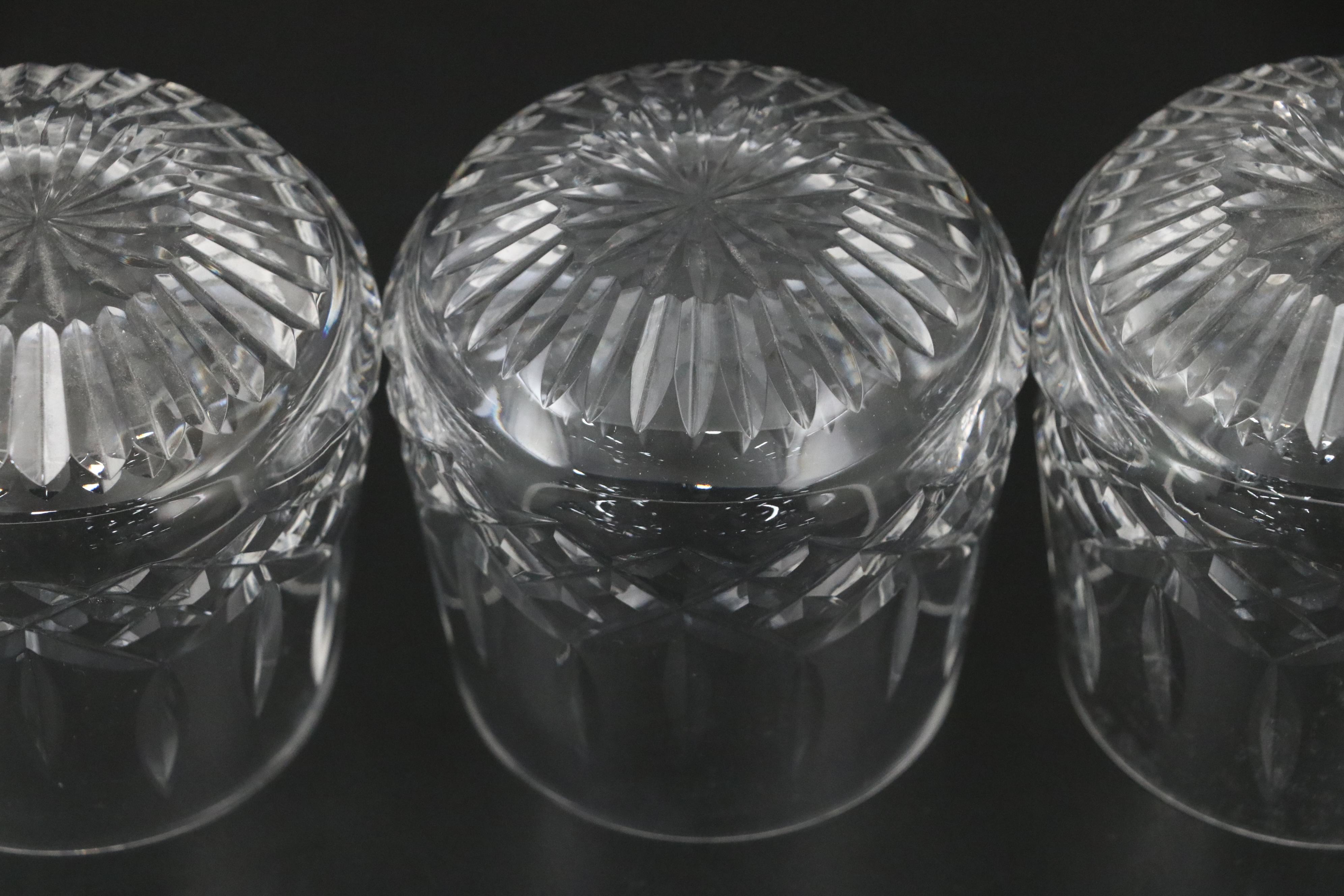Waterford Crystal "Lismore" Roly Poly Glasses