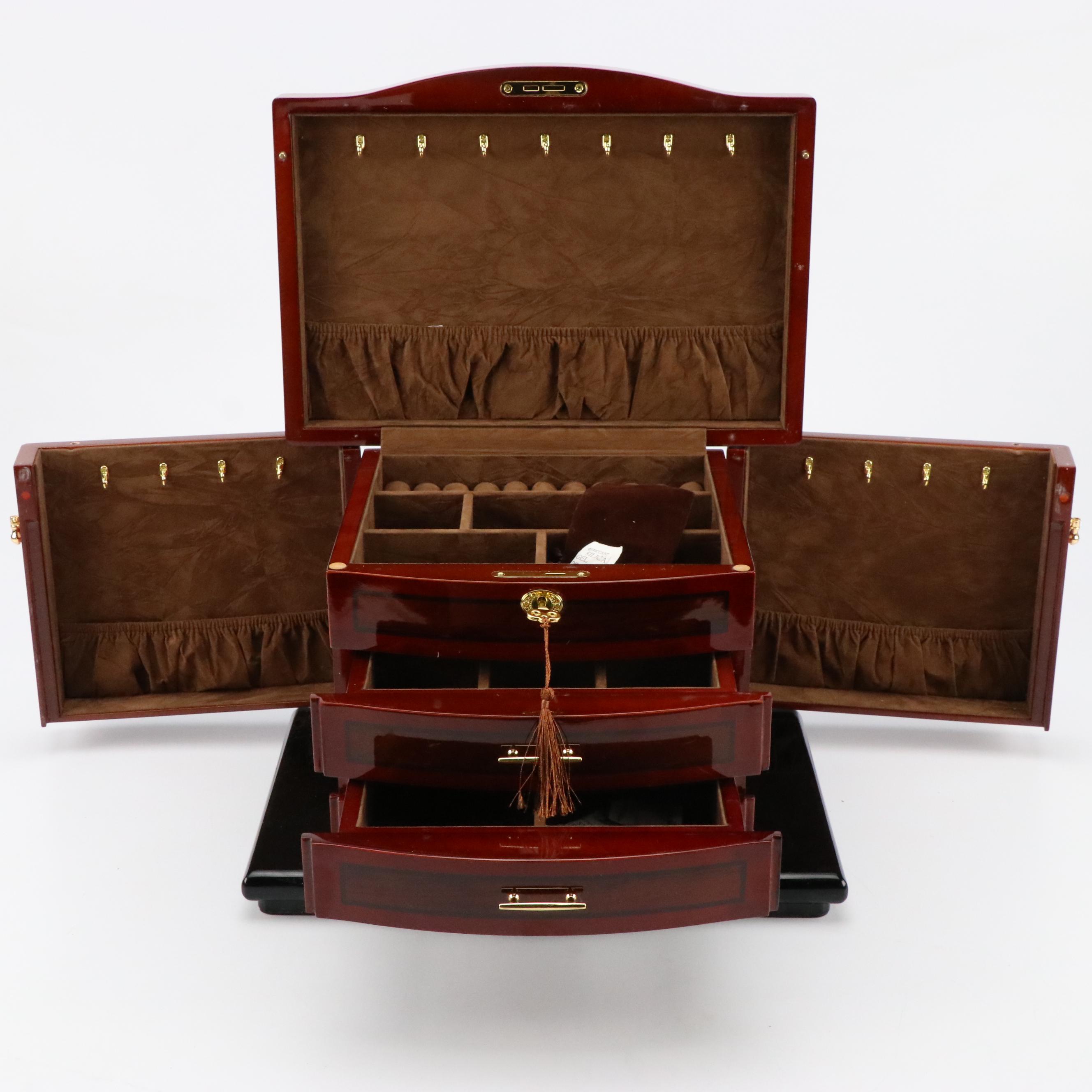 Jere High Gloss Finish Jewelry Box