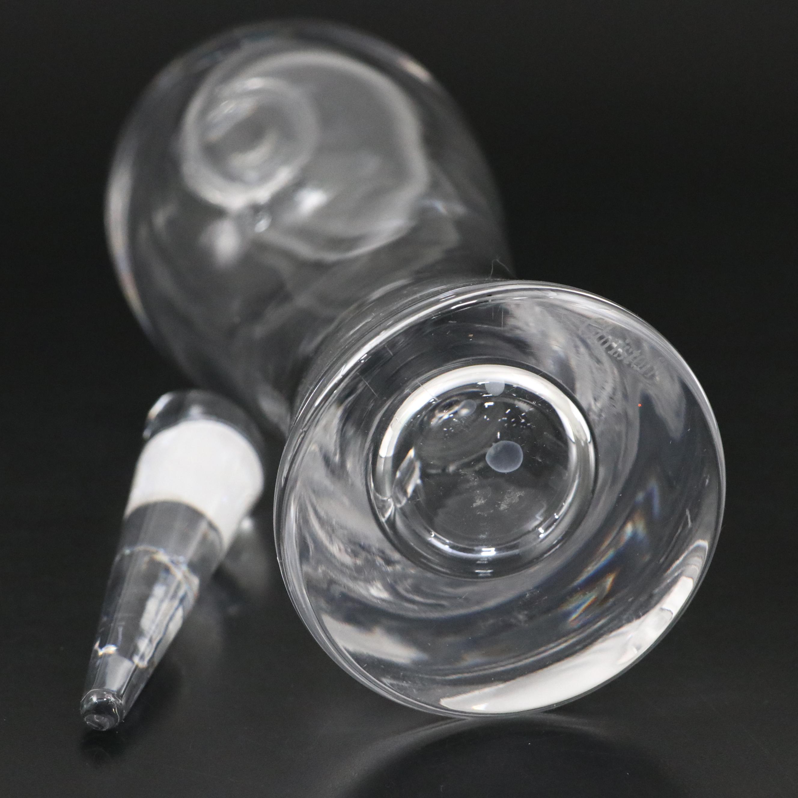 Baccarat Crystal "Harmonie" and "Vega" Glasses with Christofle Decanter