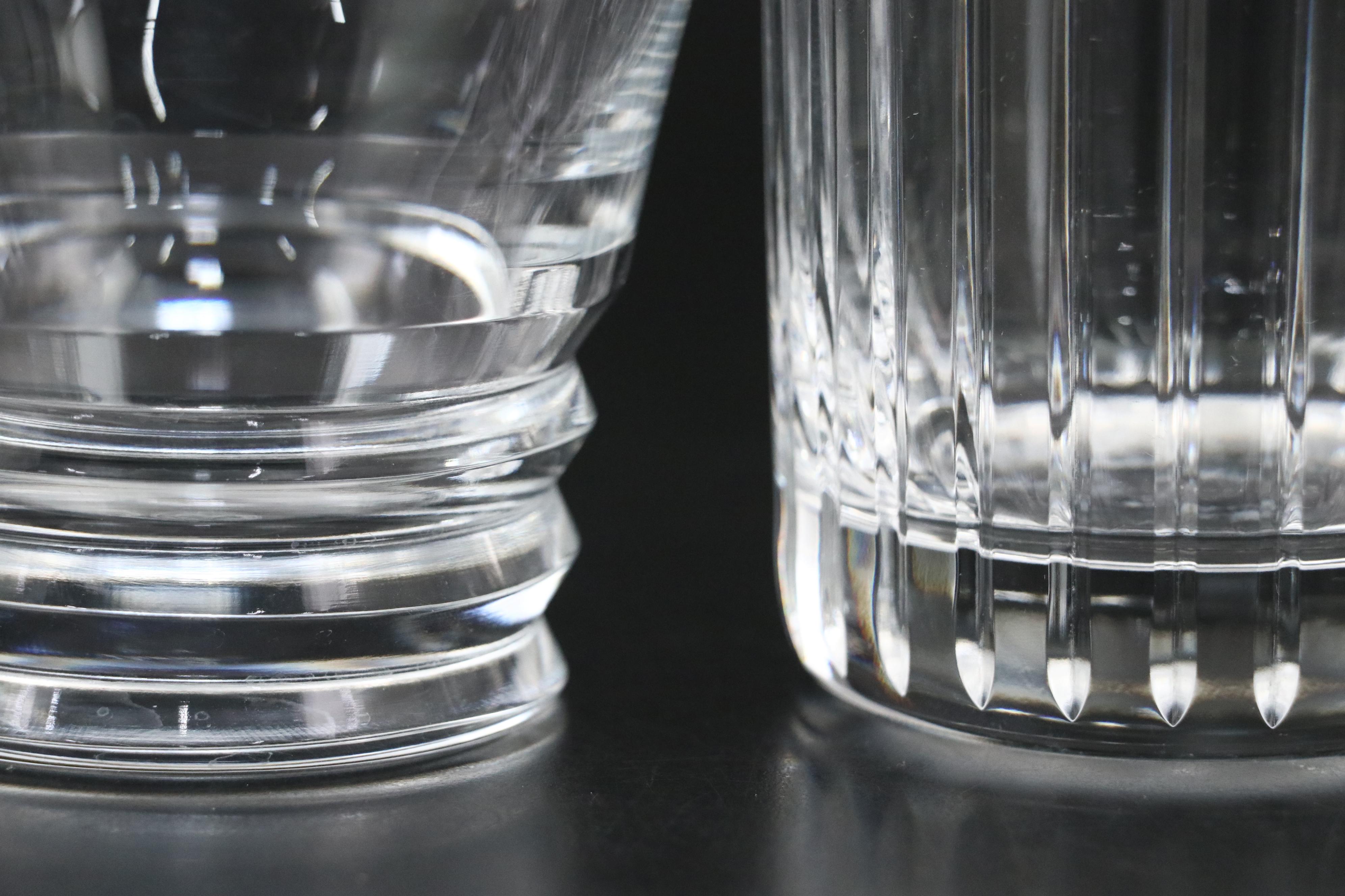 Baccarat Crystal "Harmonie" and "Vega" Glasses with Christofle Decanter