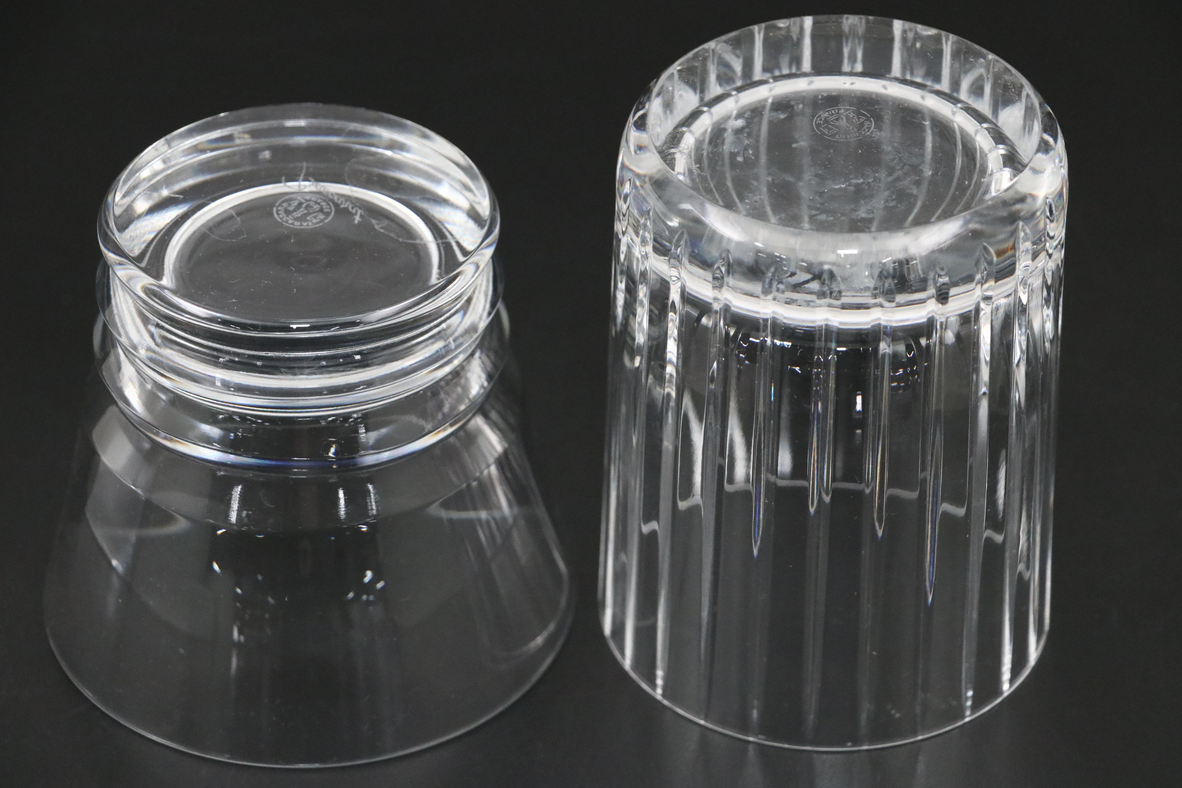 Baccarat Crystal "Harmonie" and "Vega" Glasses with Christofle Decanter