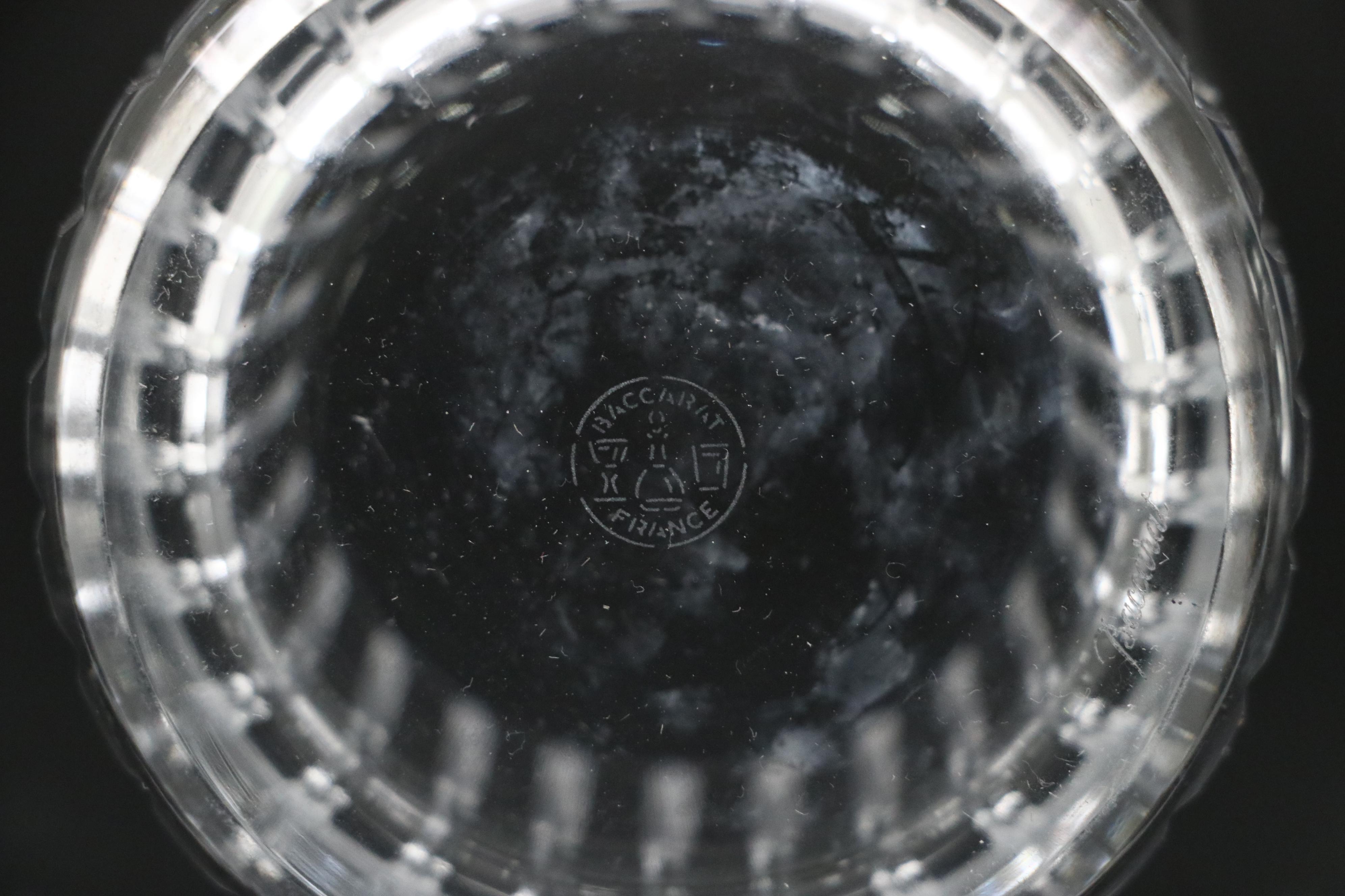 Baccarat Crystal "Harmonie" and "Vega" Glasses with Christofle Decanter