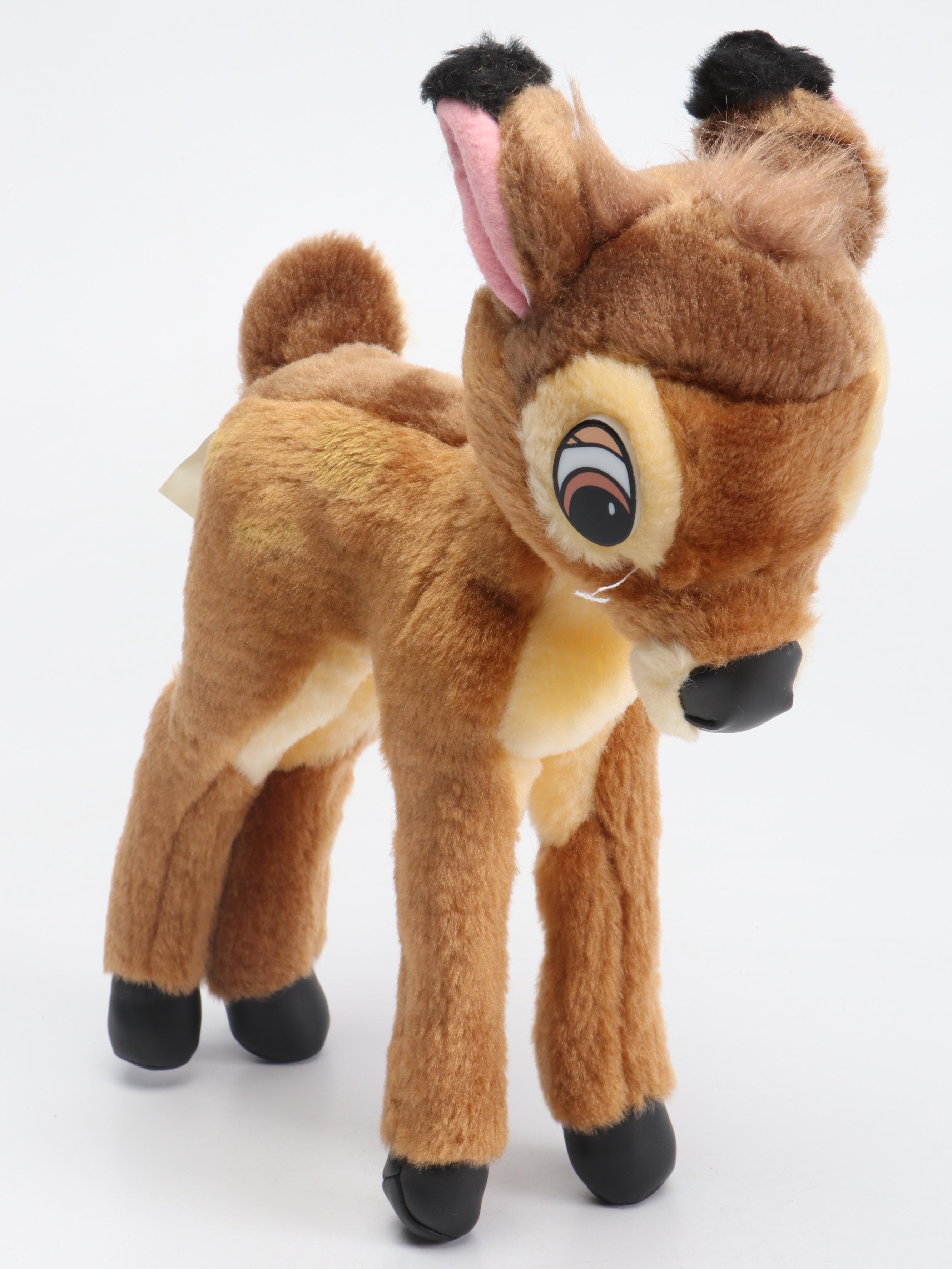 Applause Rudolph Plush Figures with Disney Bambi Plush