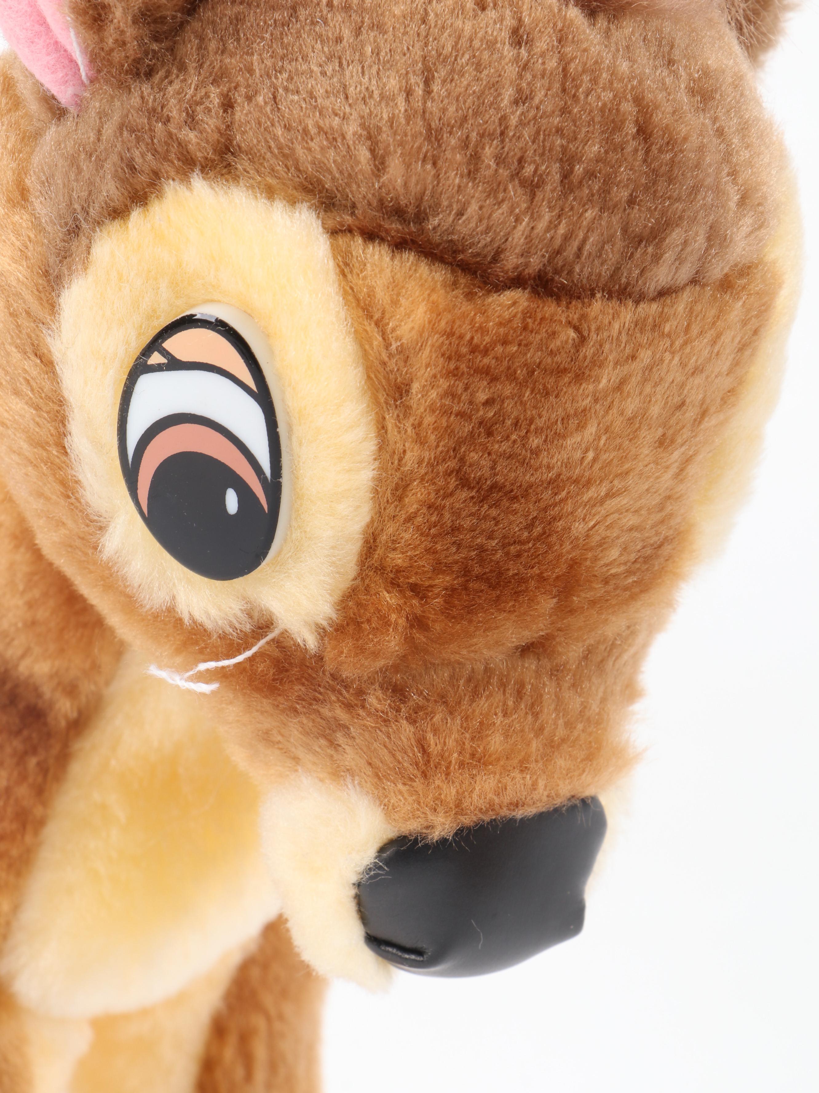 Applause Rudolph Plush Figures with Disney Bambi Plush