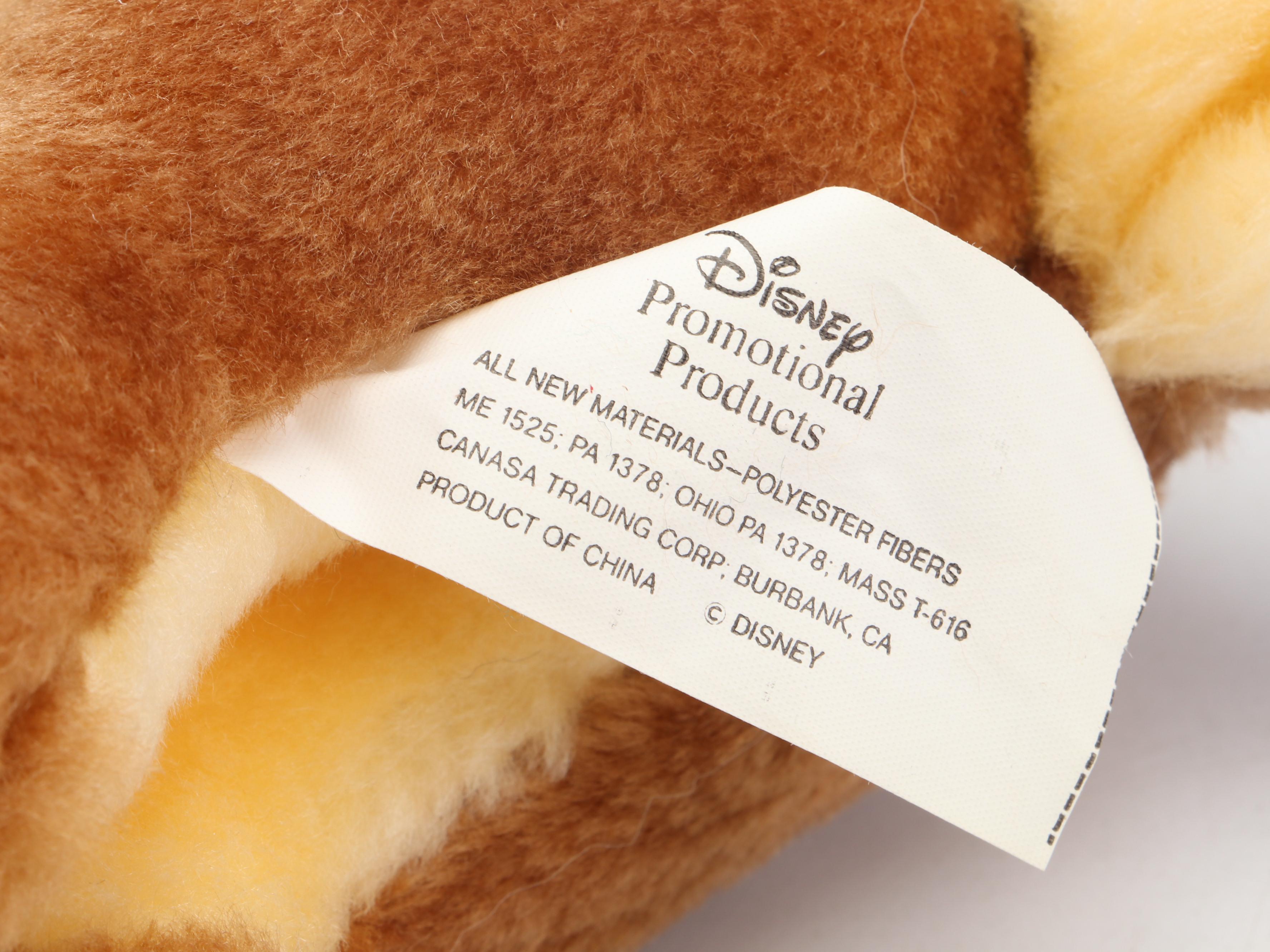 Applause Rudolph Plush Figures with Disney Bambi Plush