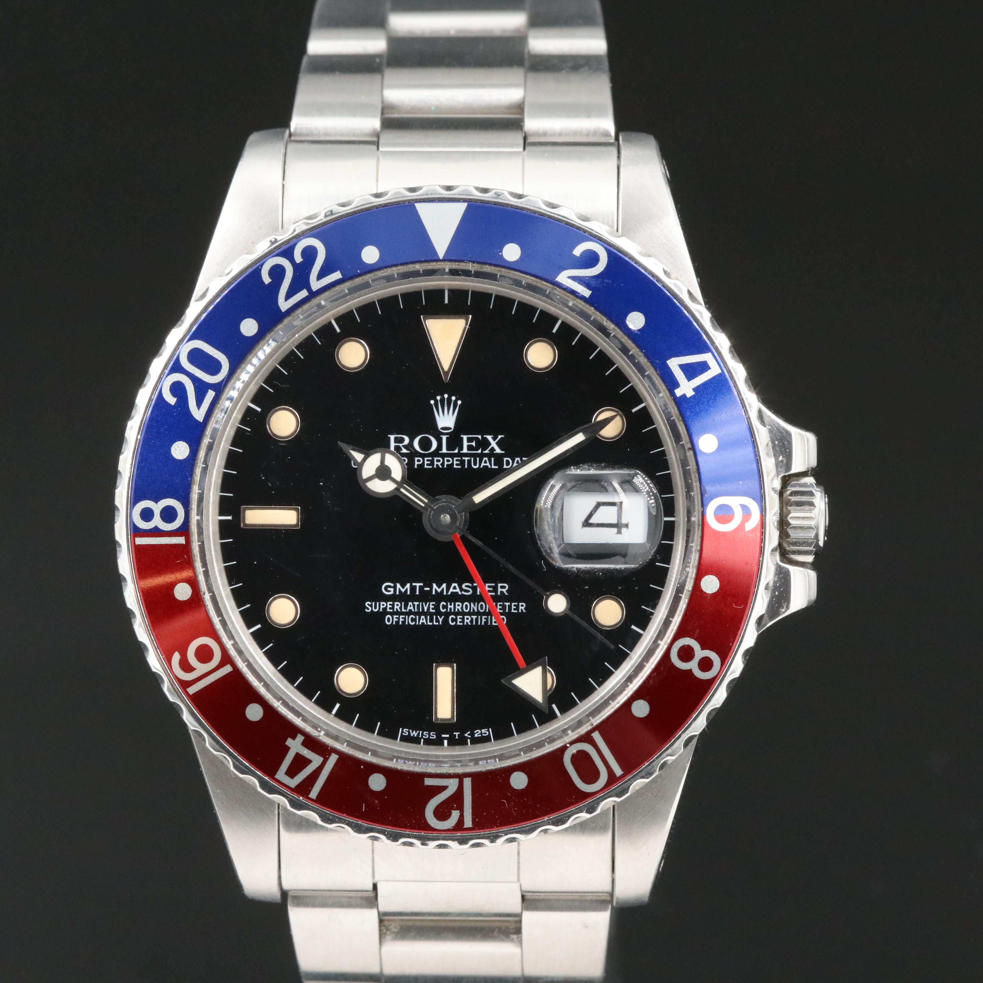 1986 Rolex GMT-Master Pepsi Watch