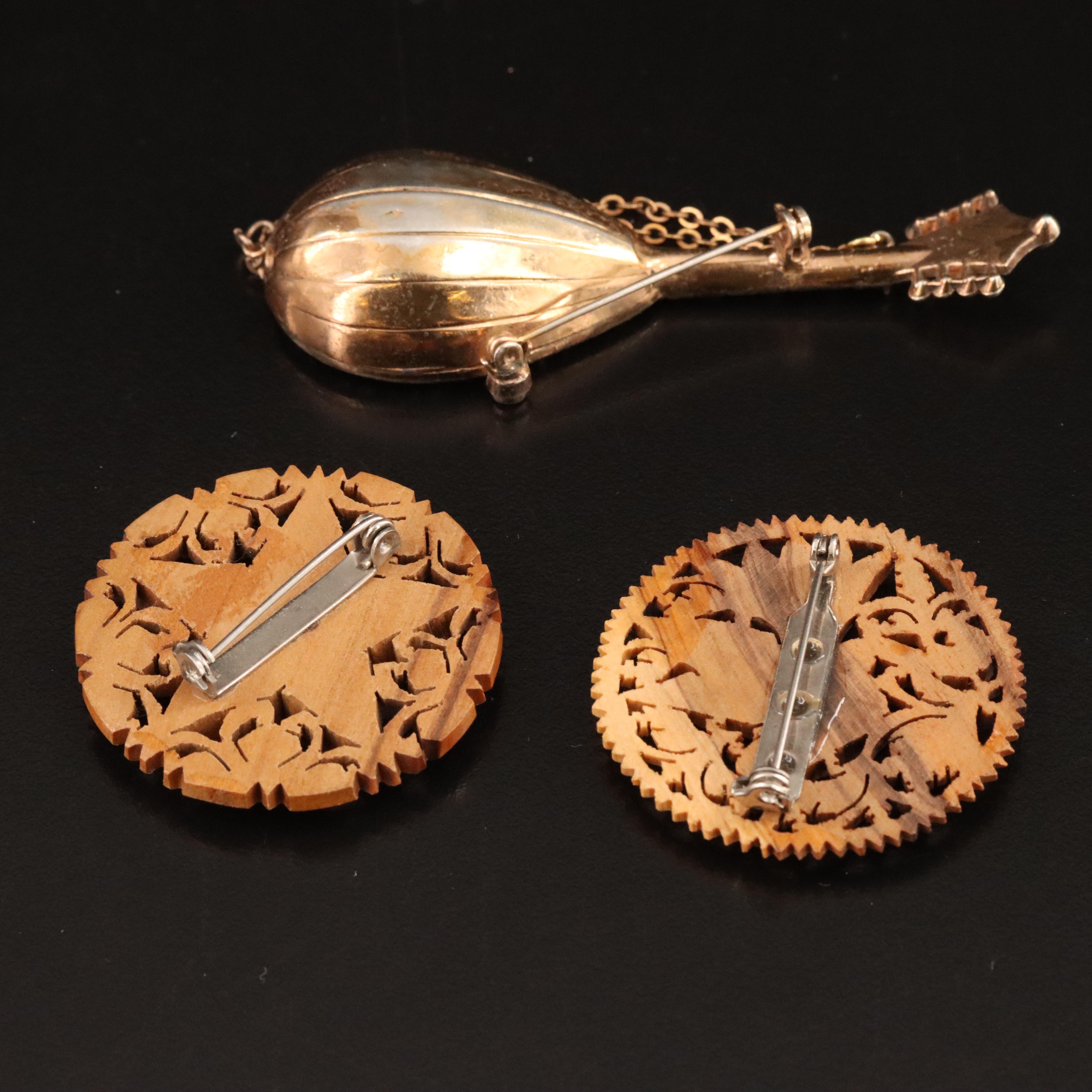 Vintage Jewelry Collection Featuring Damascene