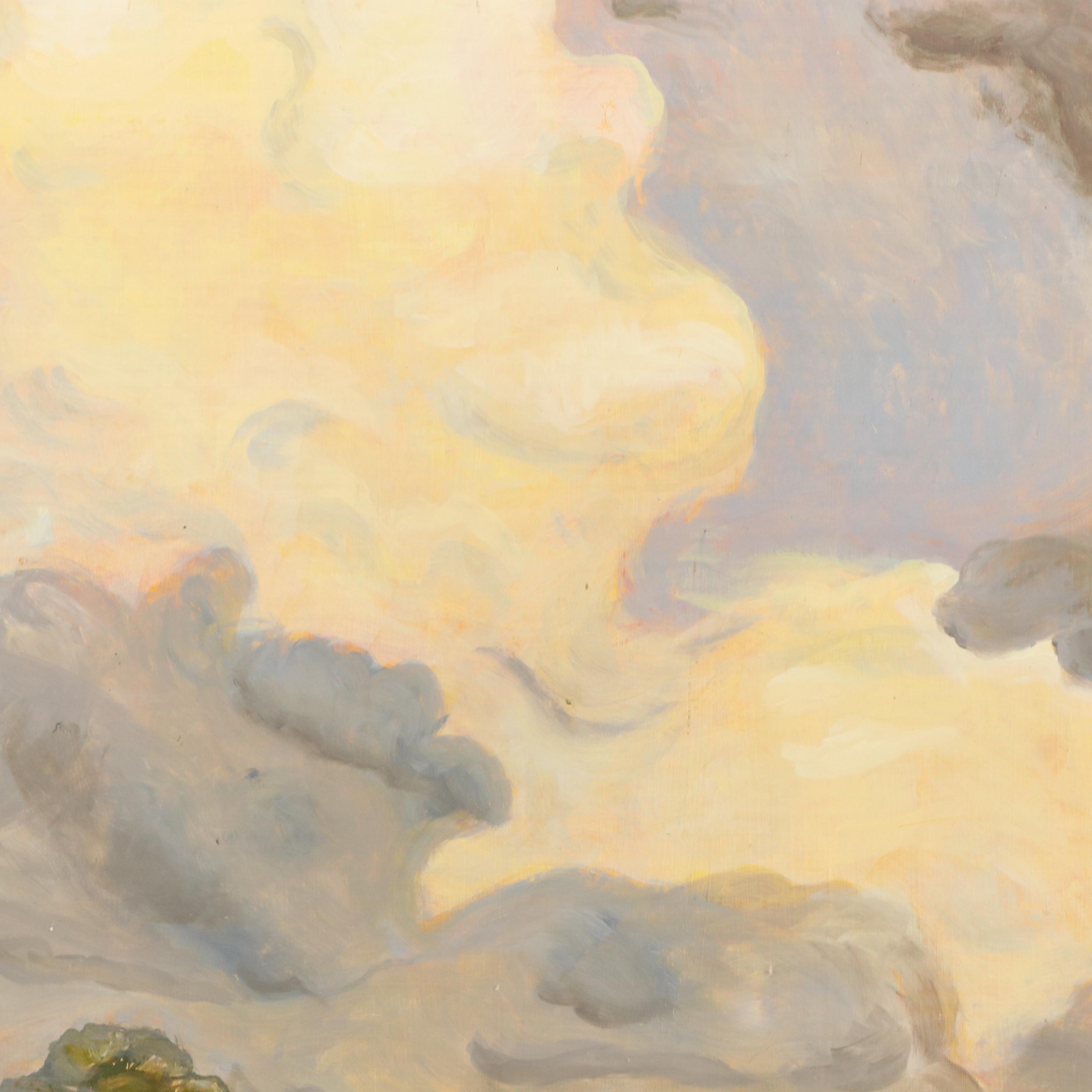 Cloudscape Oil Painting