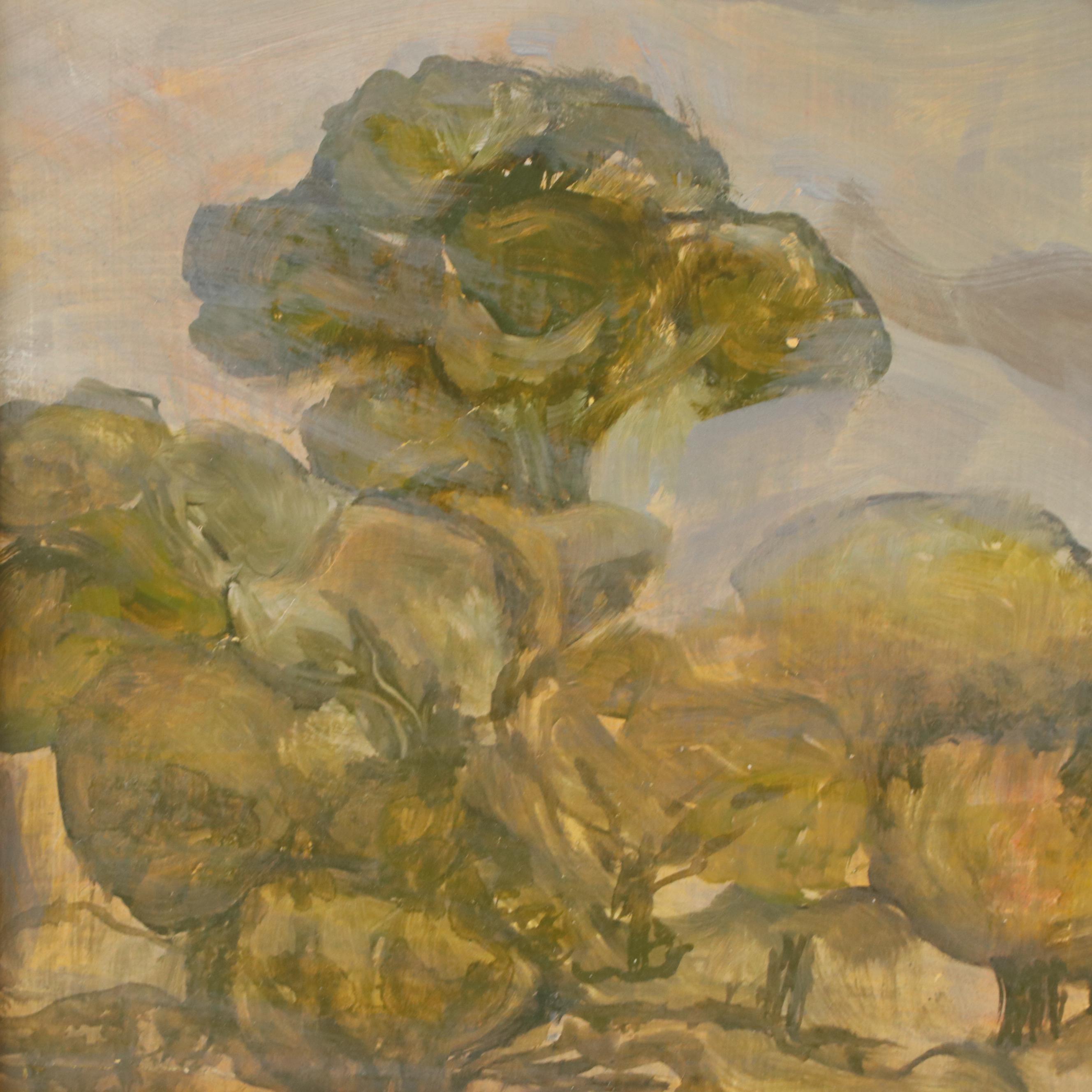 Cloudscape Oil Painting